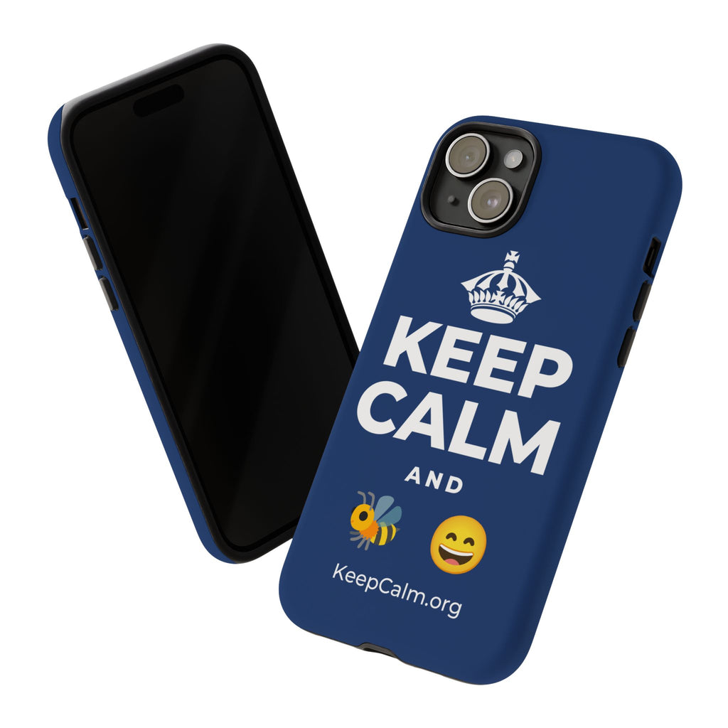 KEEP CALM AND 🐝 😄 Phone Case