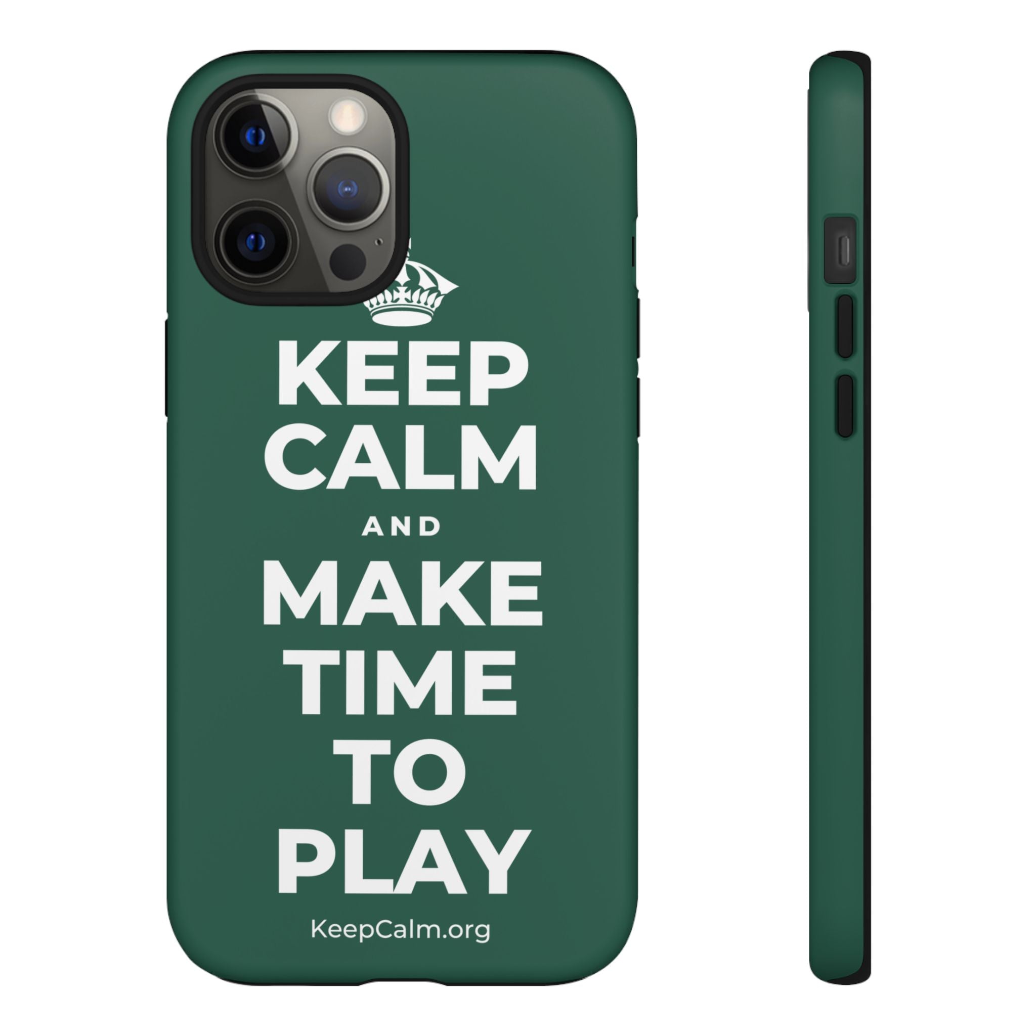 KEEP CALM AND MAKE TIME TO PLAY Phone Case