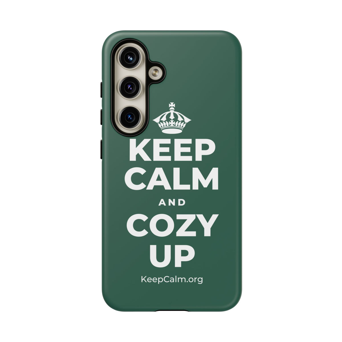 KEEP CALM AND COZY UP Phone Case