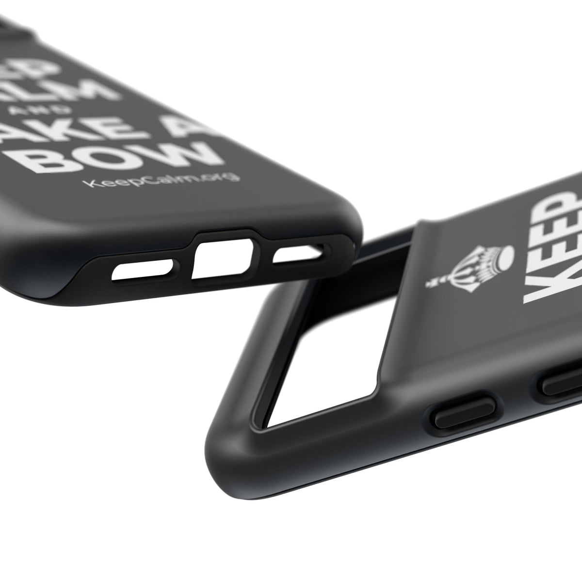 KEEP CALM AND TAKE A BOW Phone Case (Dark)