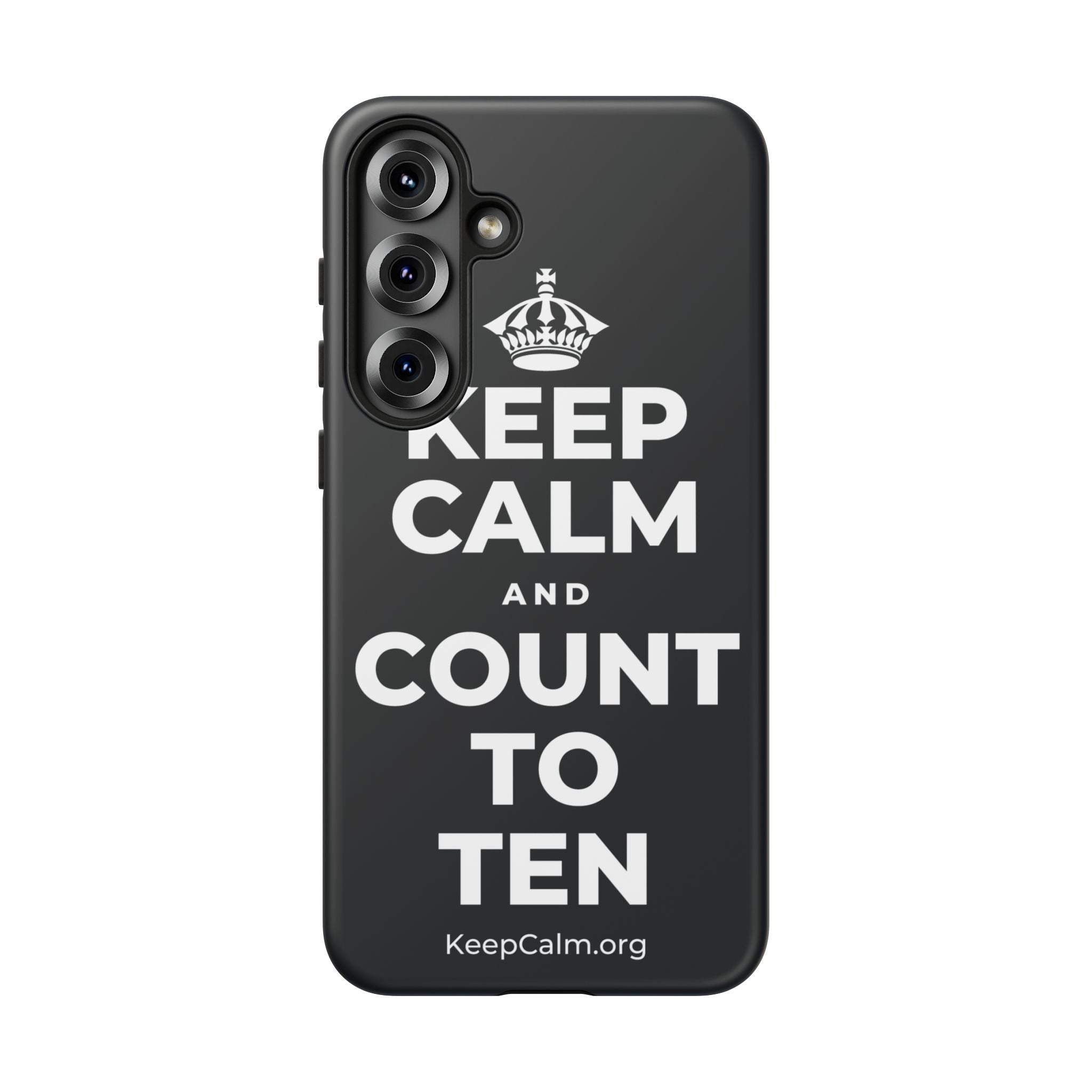 KEEP CALM AND COUNT TO TEN Phone Case (Dark)