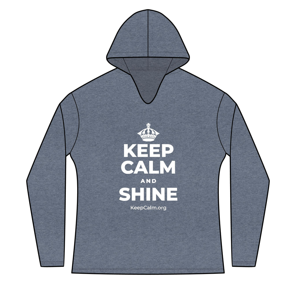 KEEP CALM AND SHINE Women's Long Sleeve Hoodie