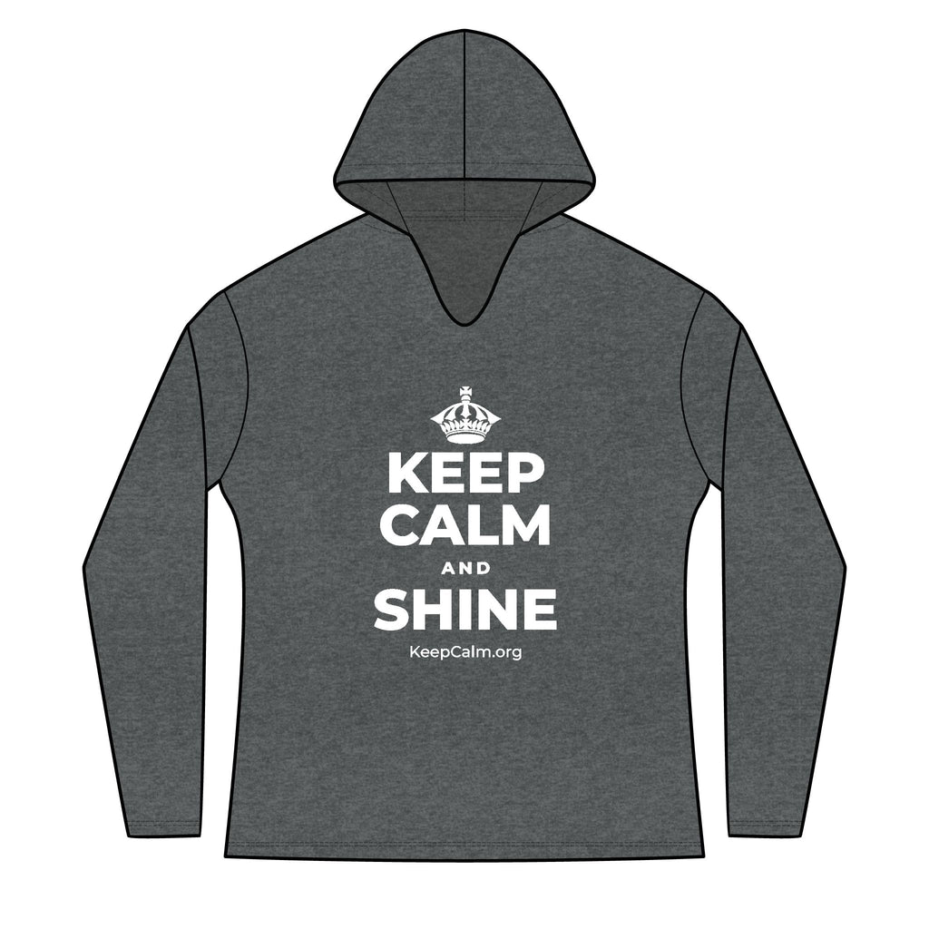 KEEP CALM AND SHINE Women's Long Sleeve Hoodie