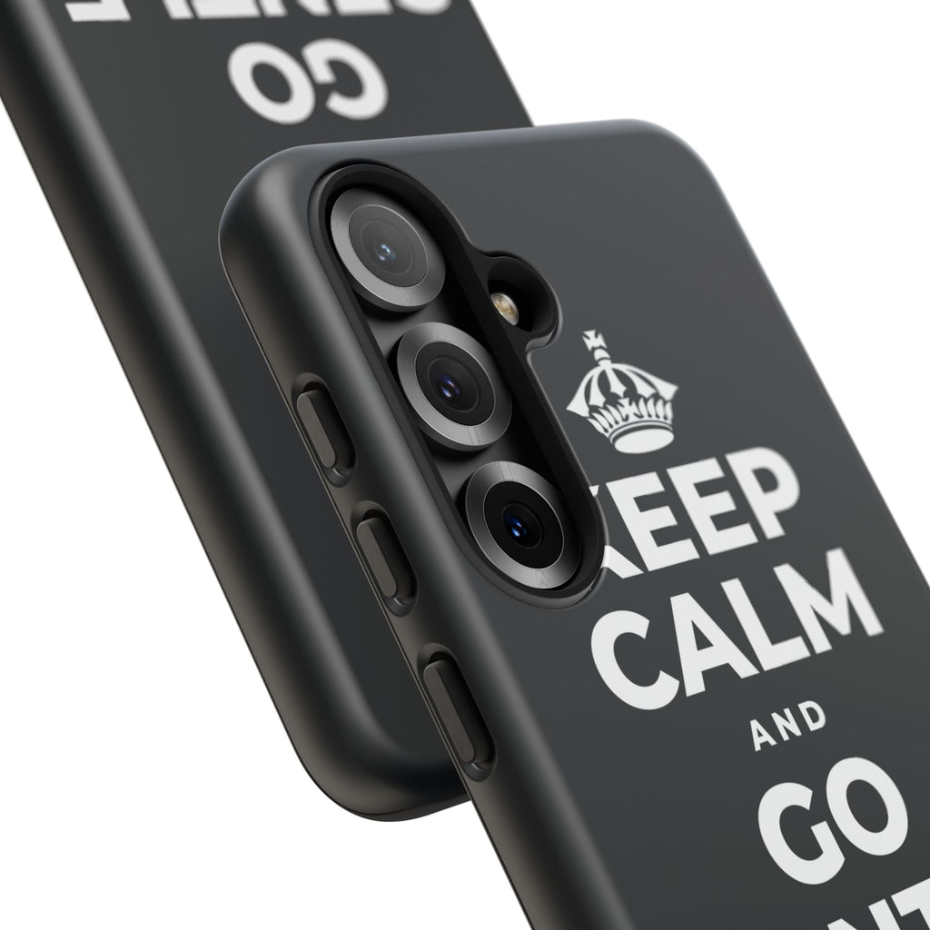 KEEP CALM AND GO GENTLE ON MONDAY Phone Case (Dark)