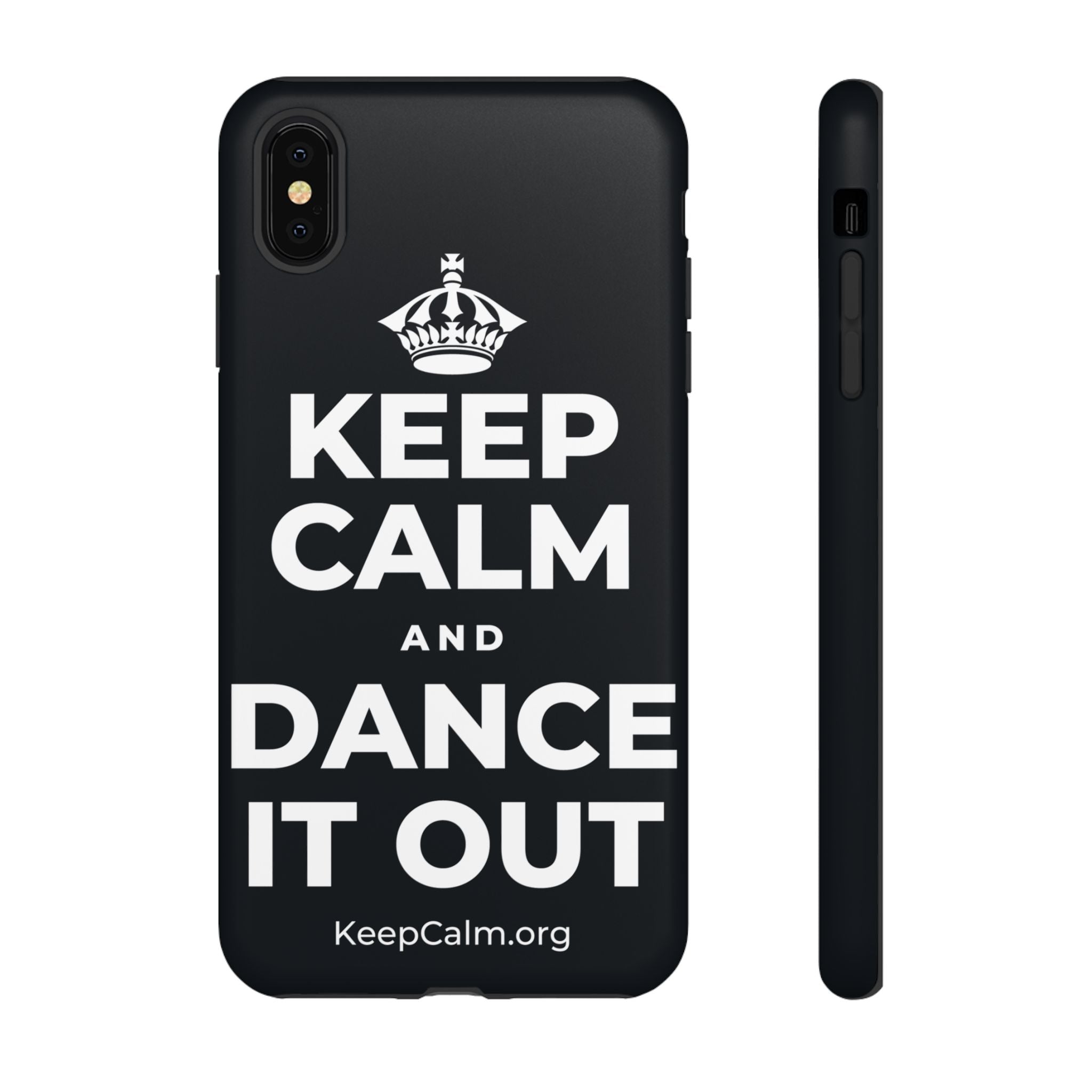 KEEP CALM AND DANCE IT OUT Phone Case (Dark)