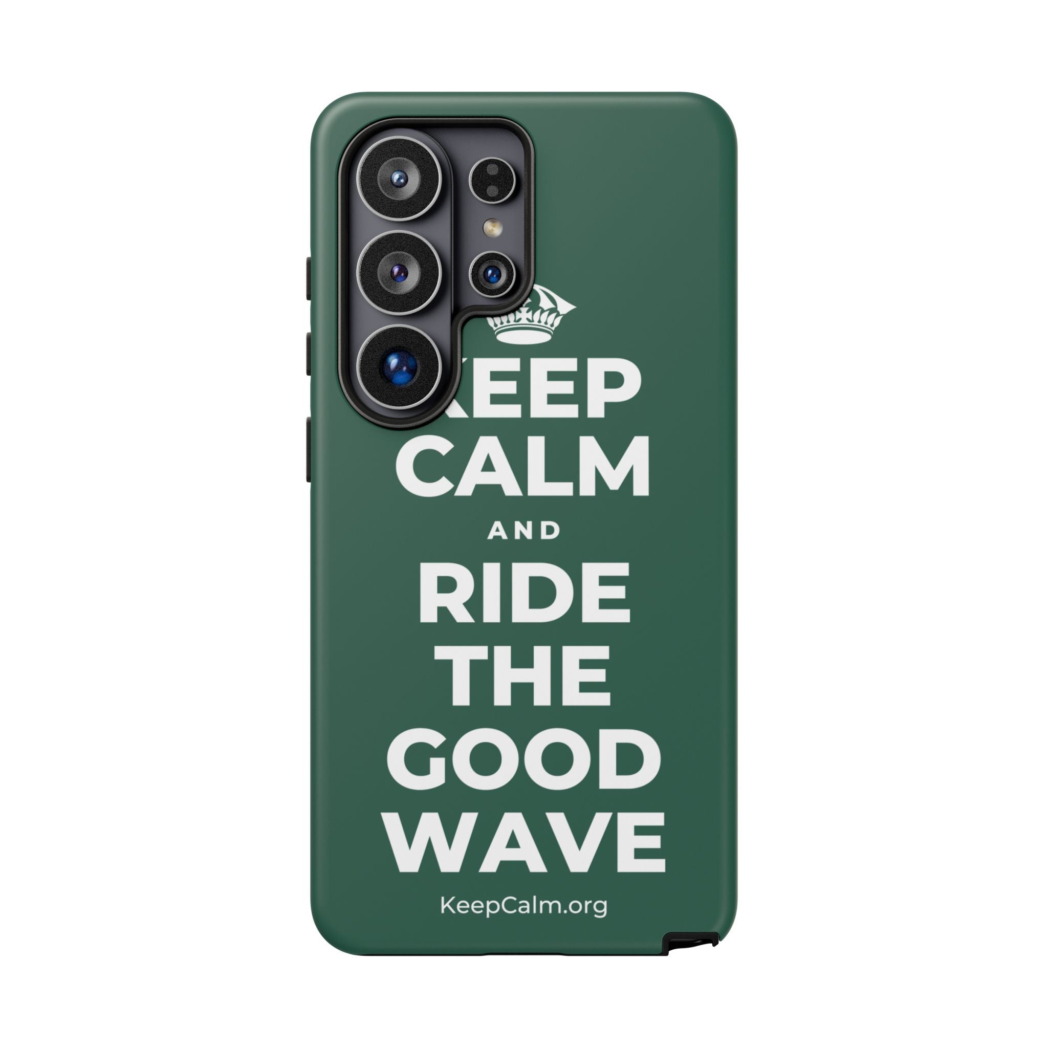 KEEP CALM AND RIDE THE GOOD WAVE Phone Case