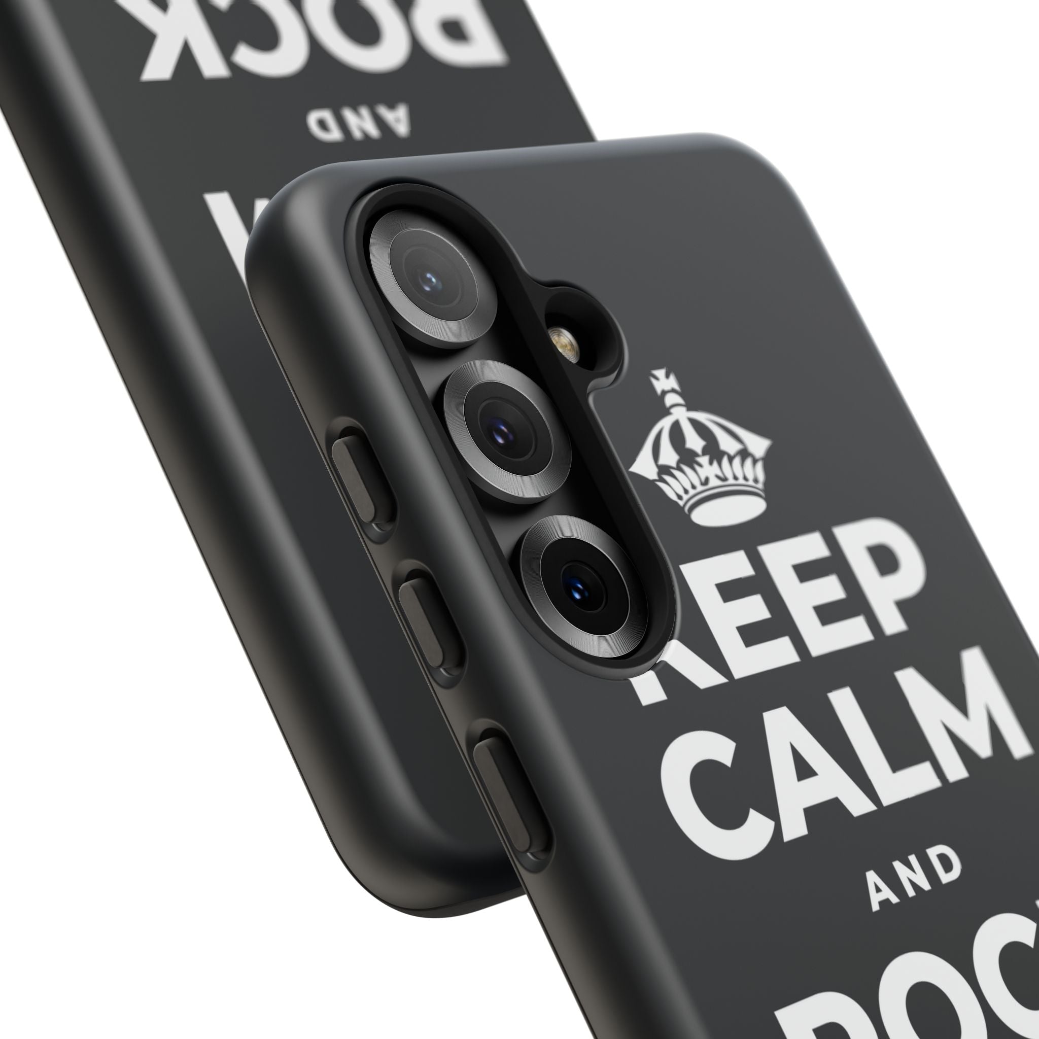 KEEP CALM AND ROCK THAT SMILE Phone Case (Dark)