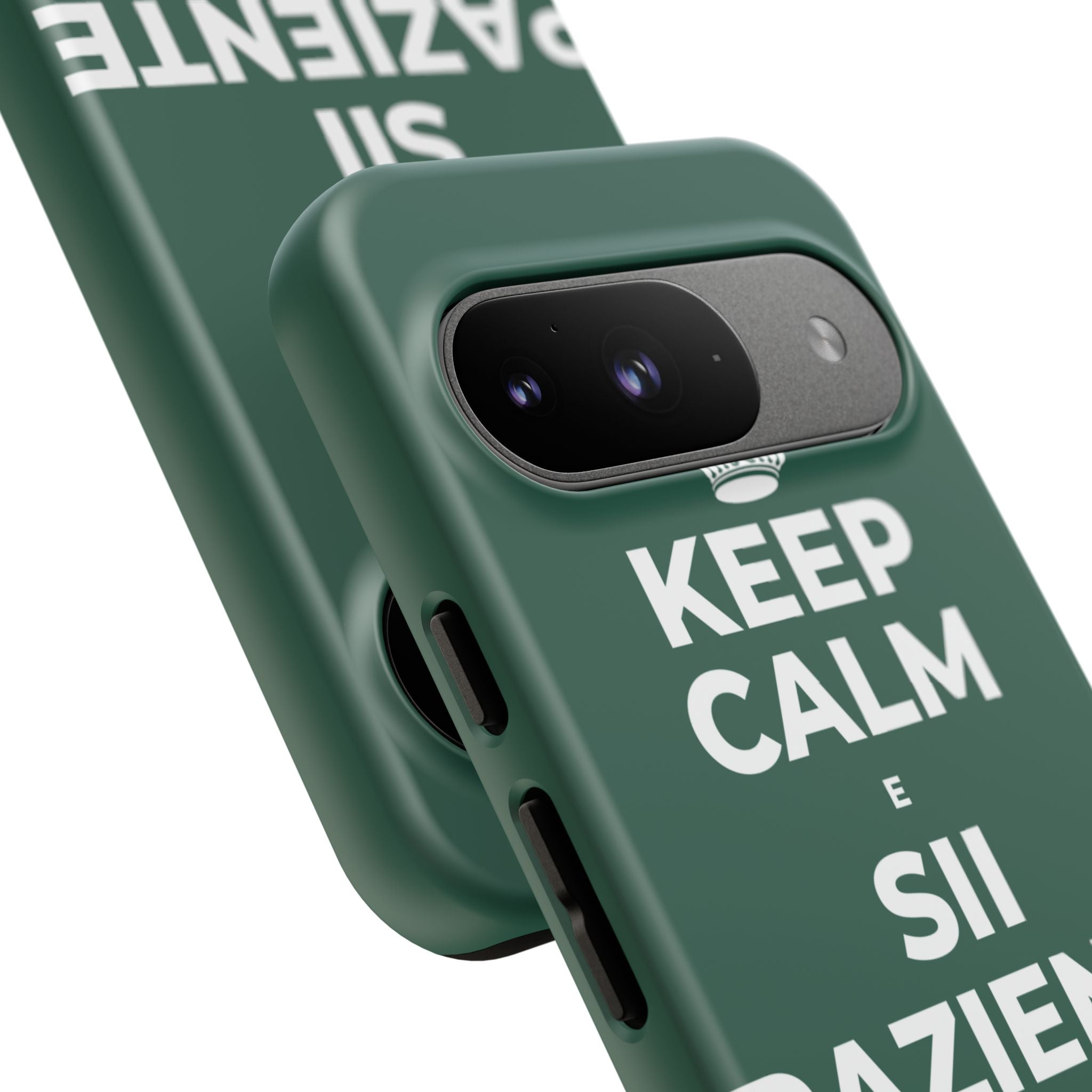 KEEP CALM E SII PAZIENTE CON LE NUOVE ABITUDINI Phone Case