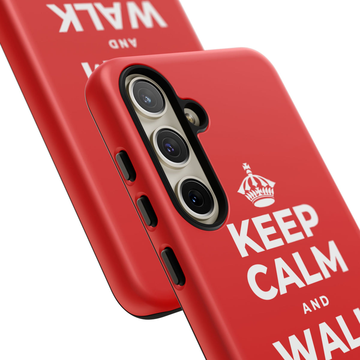 KEEP CALM AND WALK AND LISTEN Phone Case