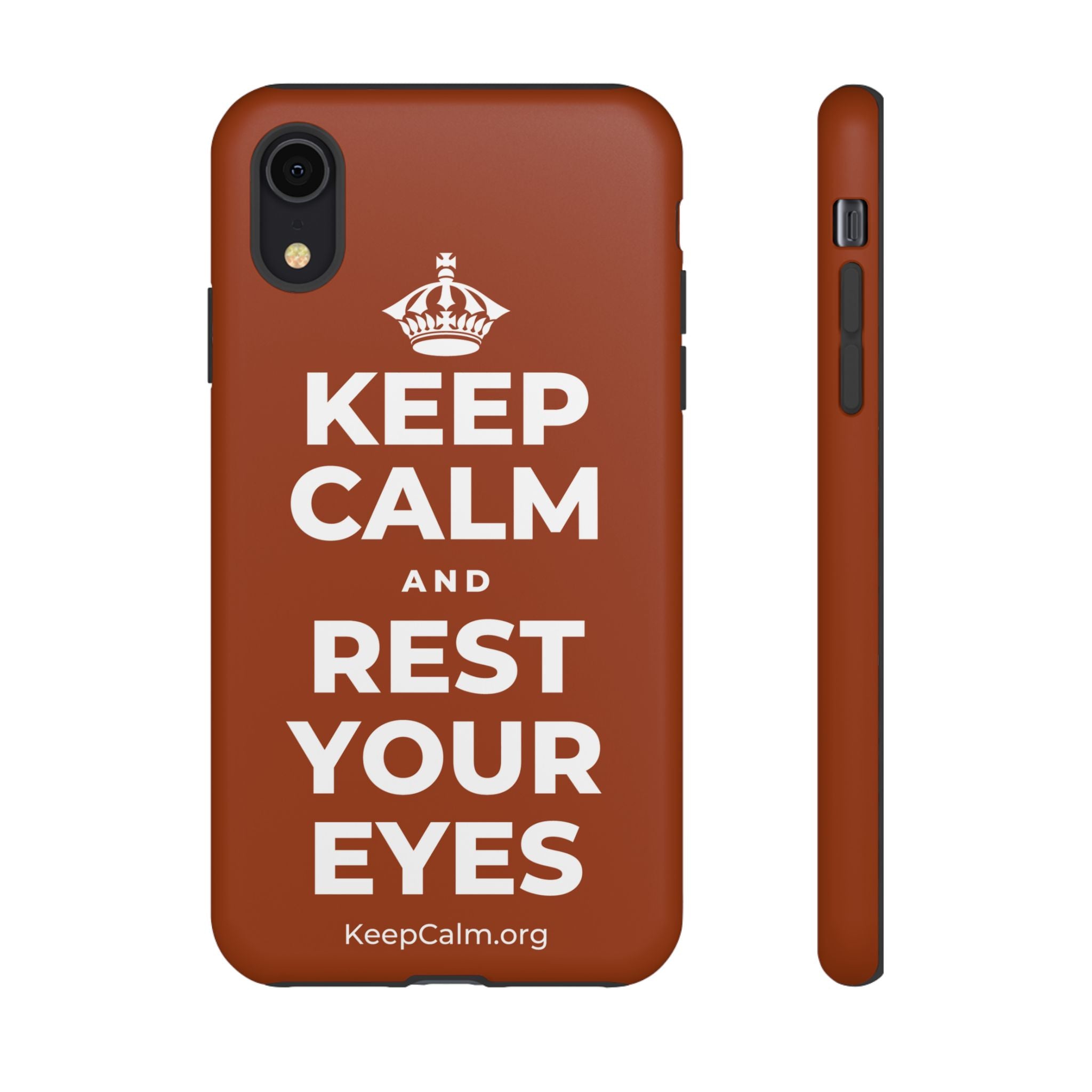 KEEP CALM AND REST YOUR EYES Phone Case