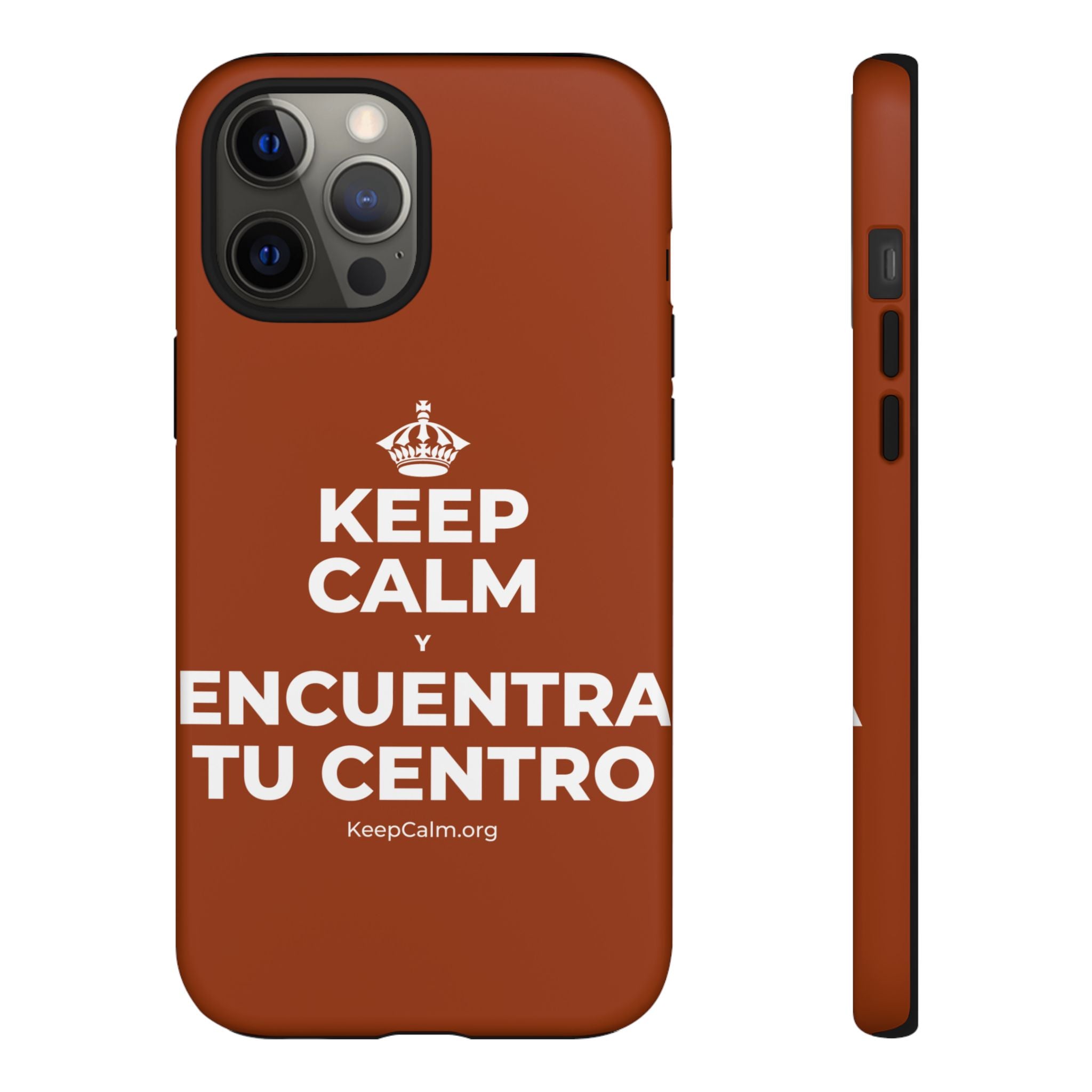 KEEP CALM Y ENCUENTRA TU CENTRO Phone Case