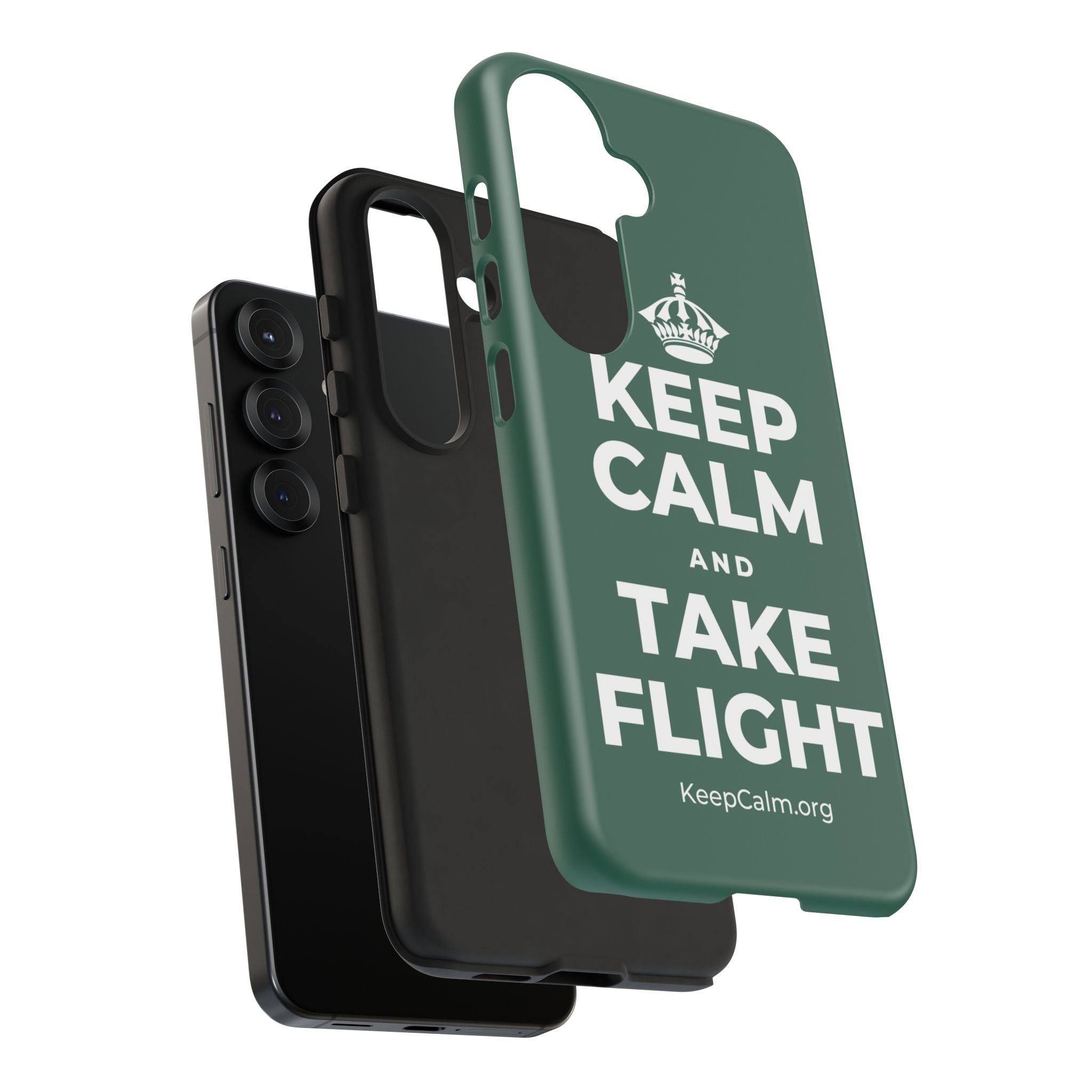 KEEP CALM AND TAKE FLIGHT Phone Case