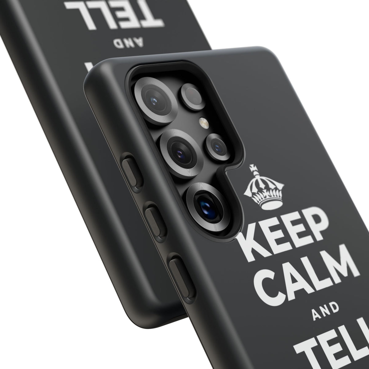 KEEP CALM AND TELL THEM YOU CARE Phone Case (Dark)