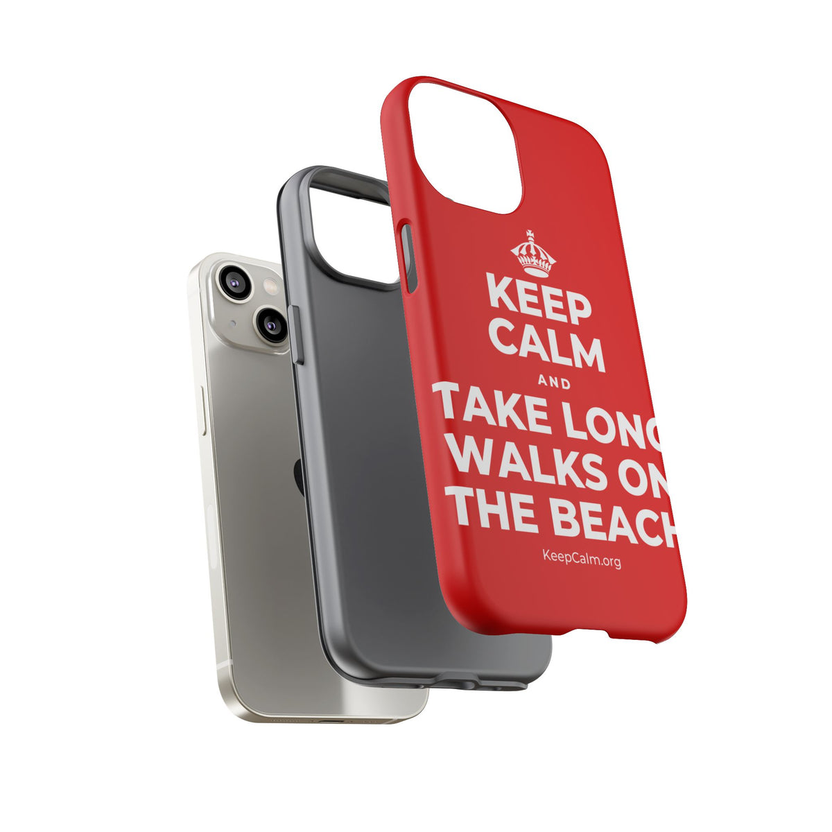 KEEP CALM AND TAKE LONG WALKS ON THE BEACH Phone Case