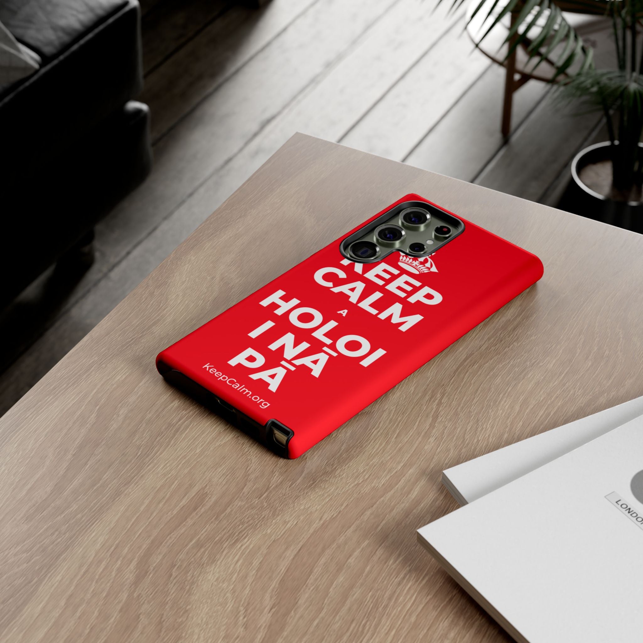 KEEP CALM A HOLOI I NĀ PĀ Phone Case