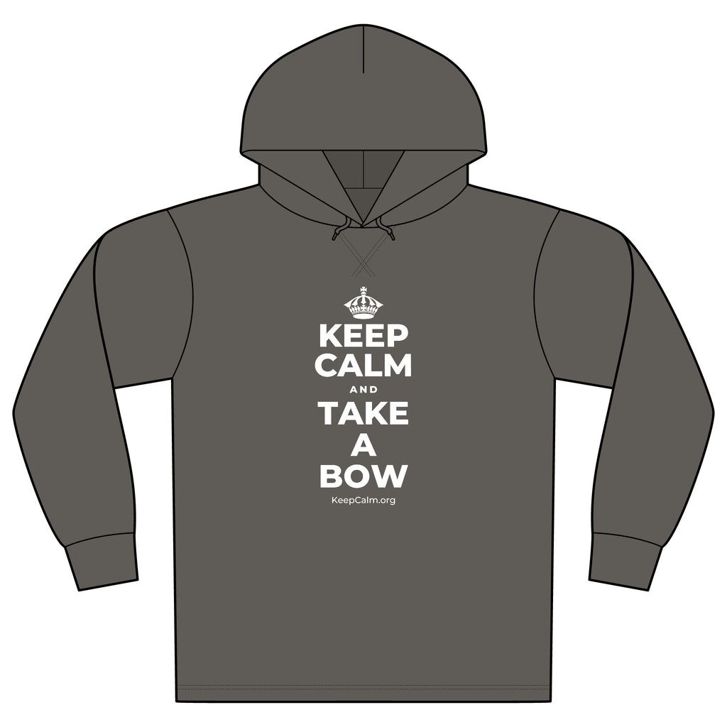 KEEP CALM AND TAKE A BOW Organic Hoodie Tee