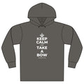 KEEP CALM AND TAKE A BOW Organic Hoodie Tee