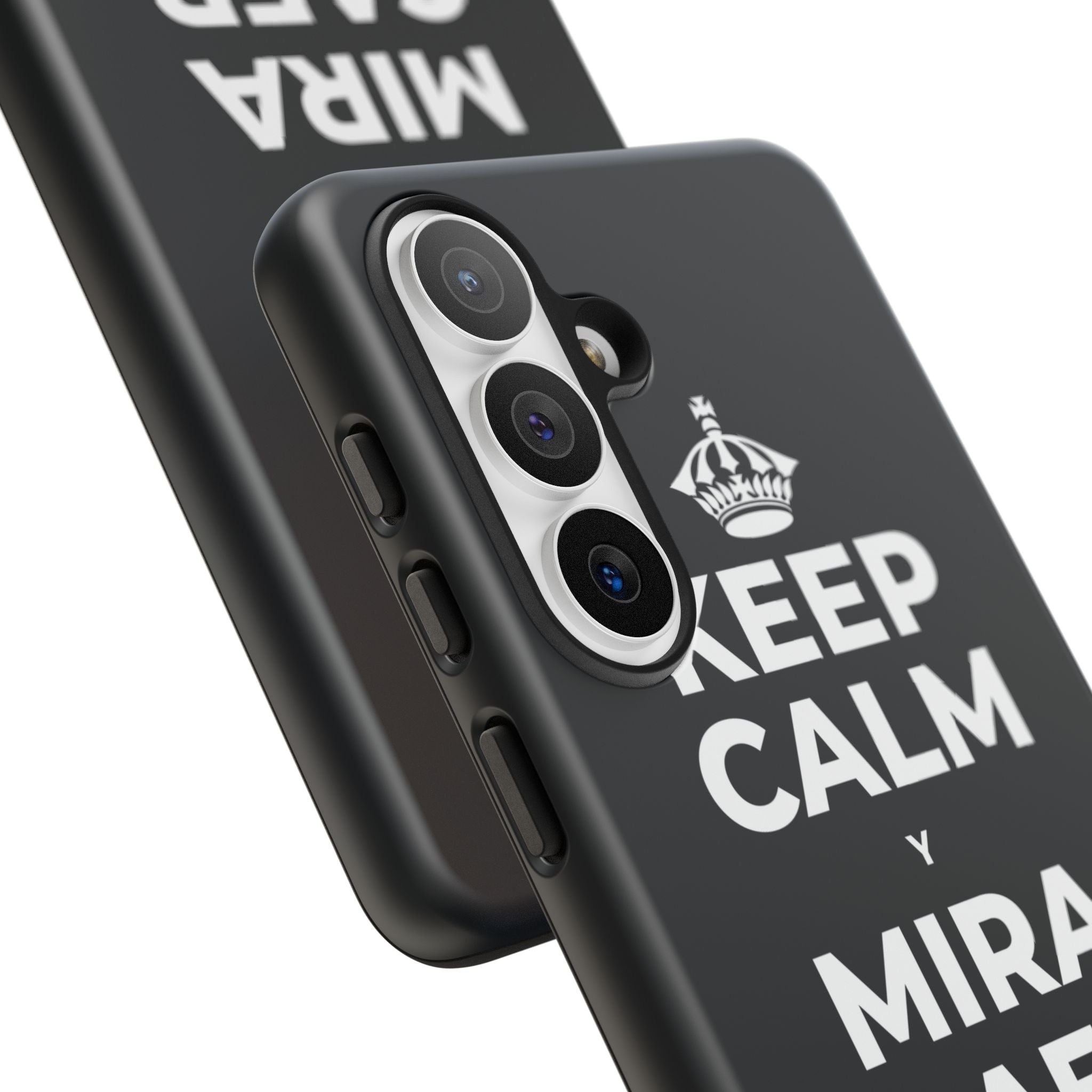 KEEP CALM Y MIRA CAER LA NIEVE Phone Case (Dark)