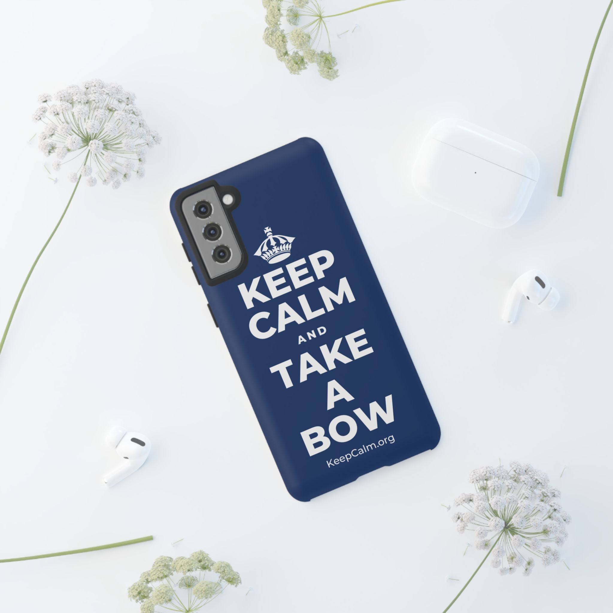 KEEP CALM AND TAKE A BOW Phone Case