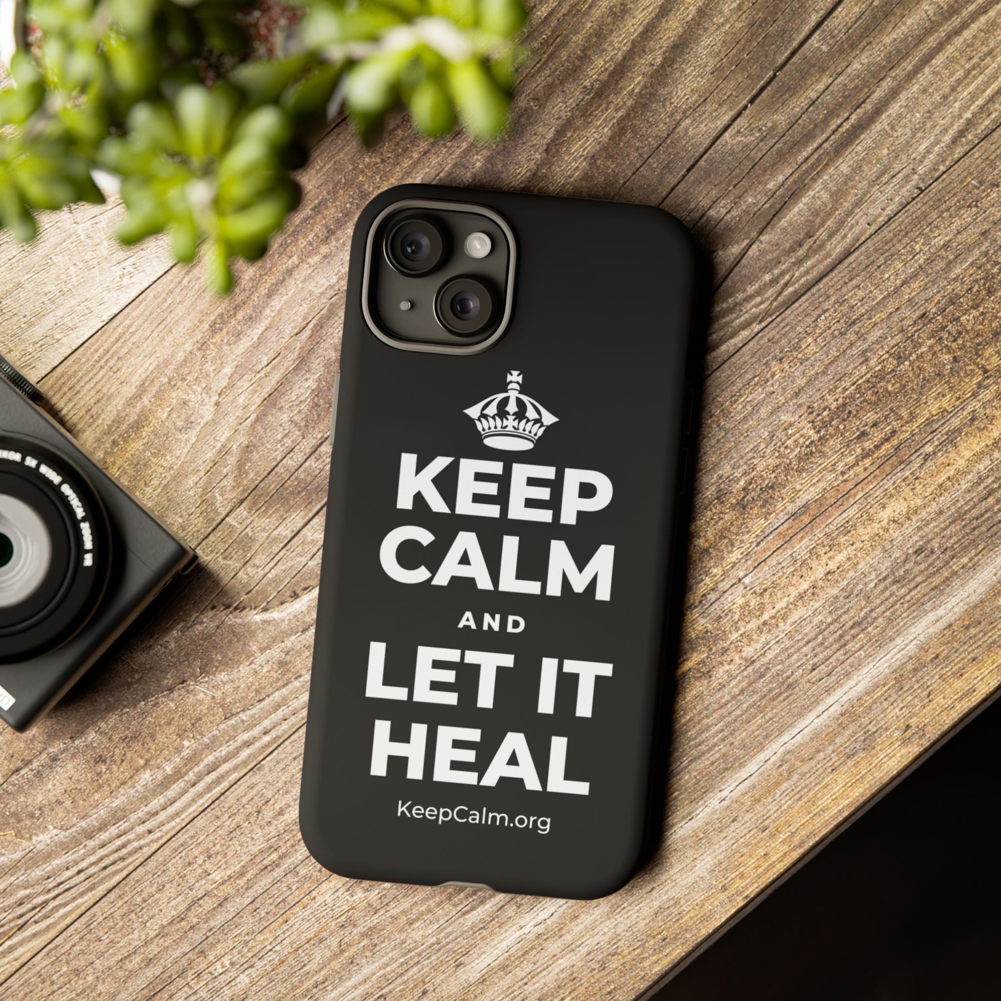 KEEP CALM AND LET IT HEAL Phone Case