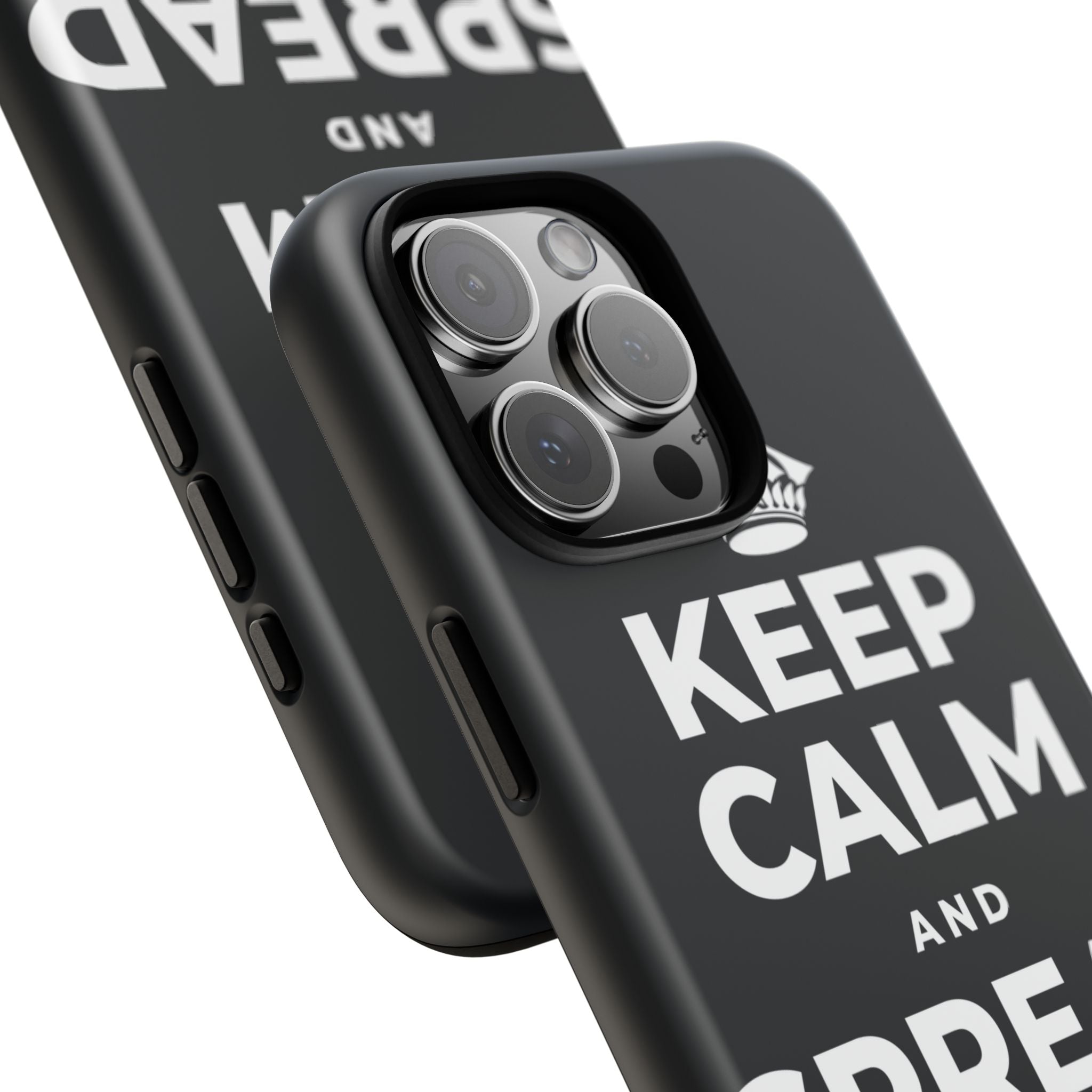 KEEP CALM AND SPREAD SOME JOY Phone Case (Dark)