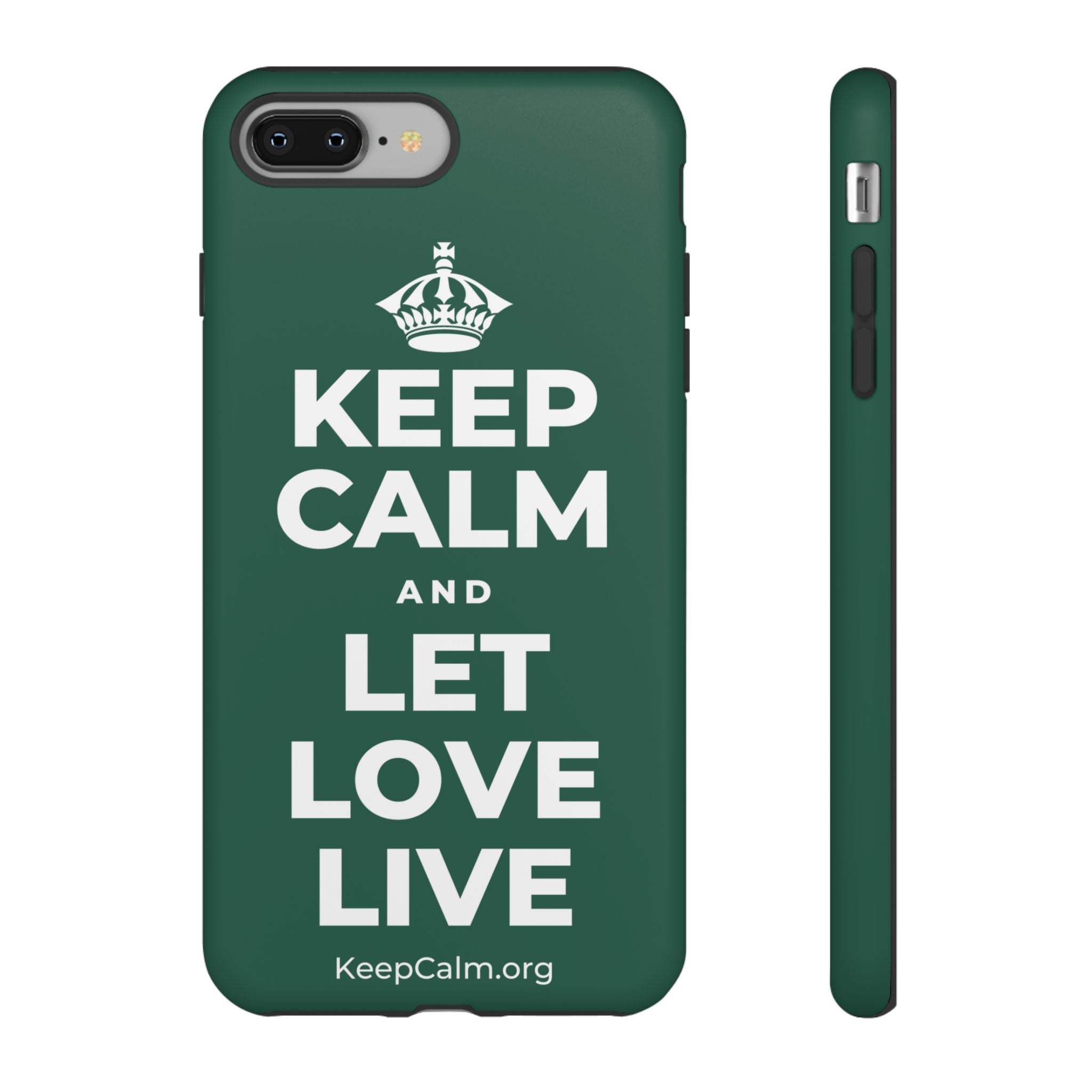 KEEP CALM AND LET LOVE LIVE Phone Case