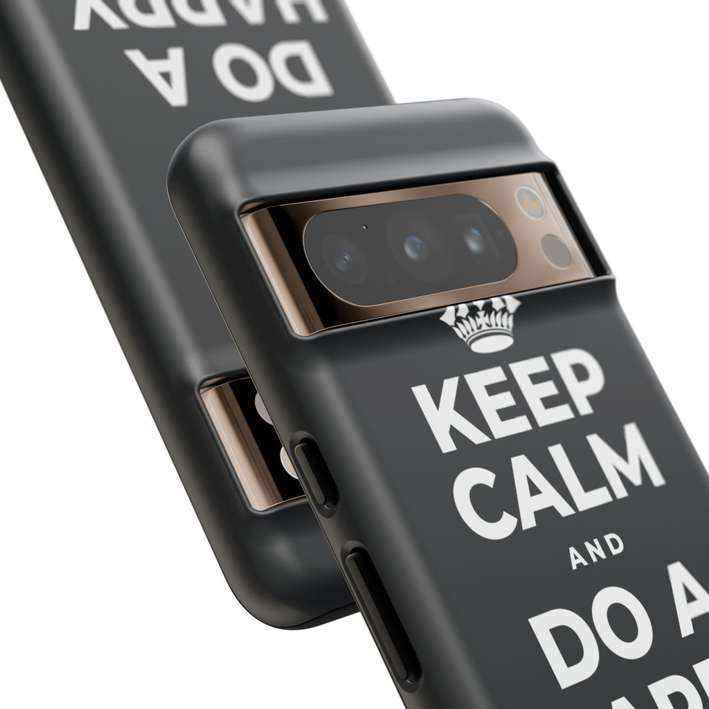 KEEP CALM AND DO A HAPPY LITTLE DANCE Phone Case (Dark)