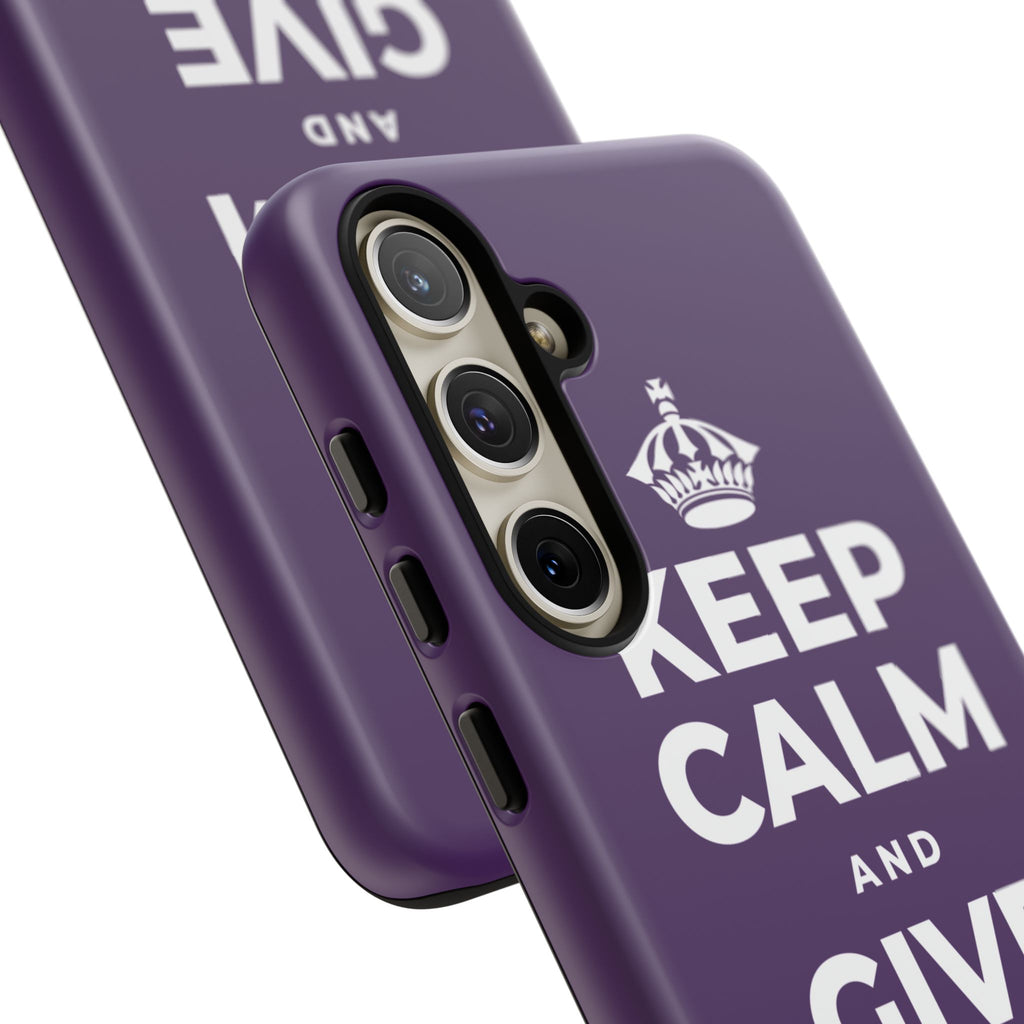 KEEP CALM AND GIVE THANKS DAILY Phone Case