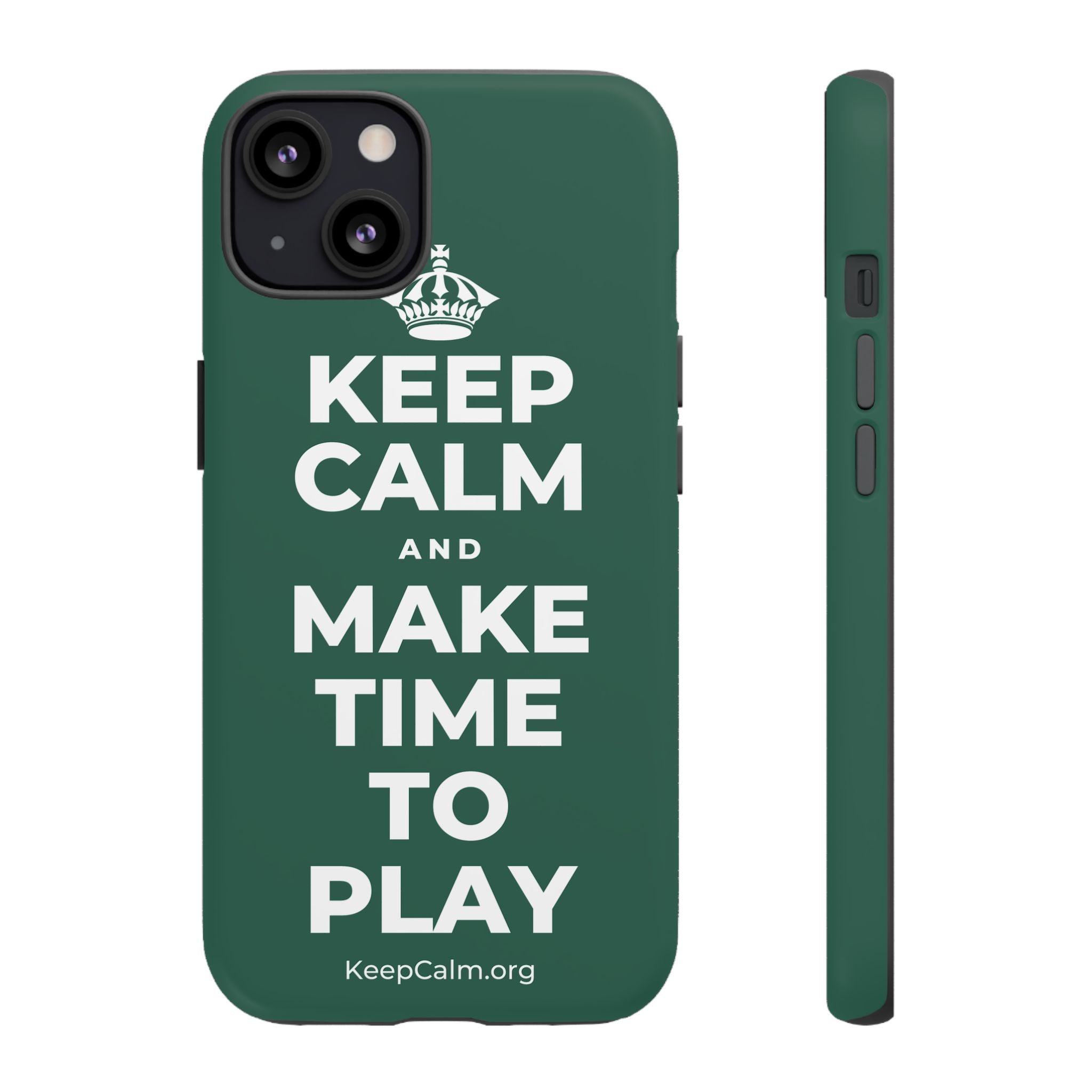 KEEP CALM AND MAKE TIME TO PLAY Phone Case