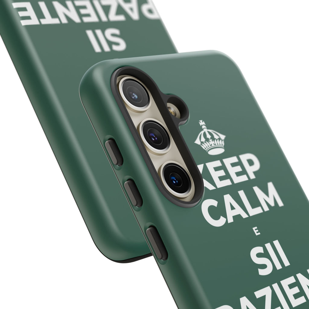 KEEP CALM E SII PAZIENTE CON LE NUOVE ABITUDINI Phone Case