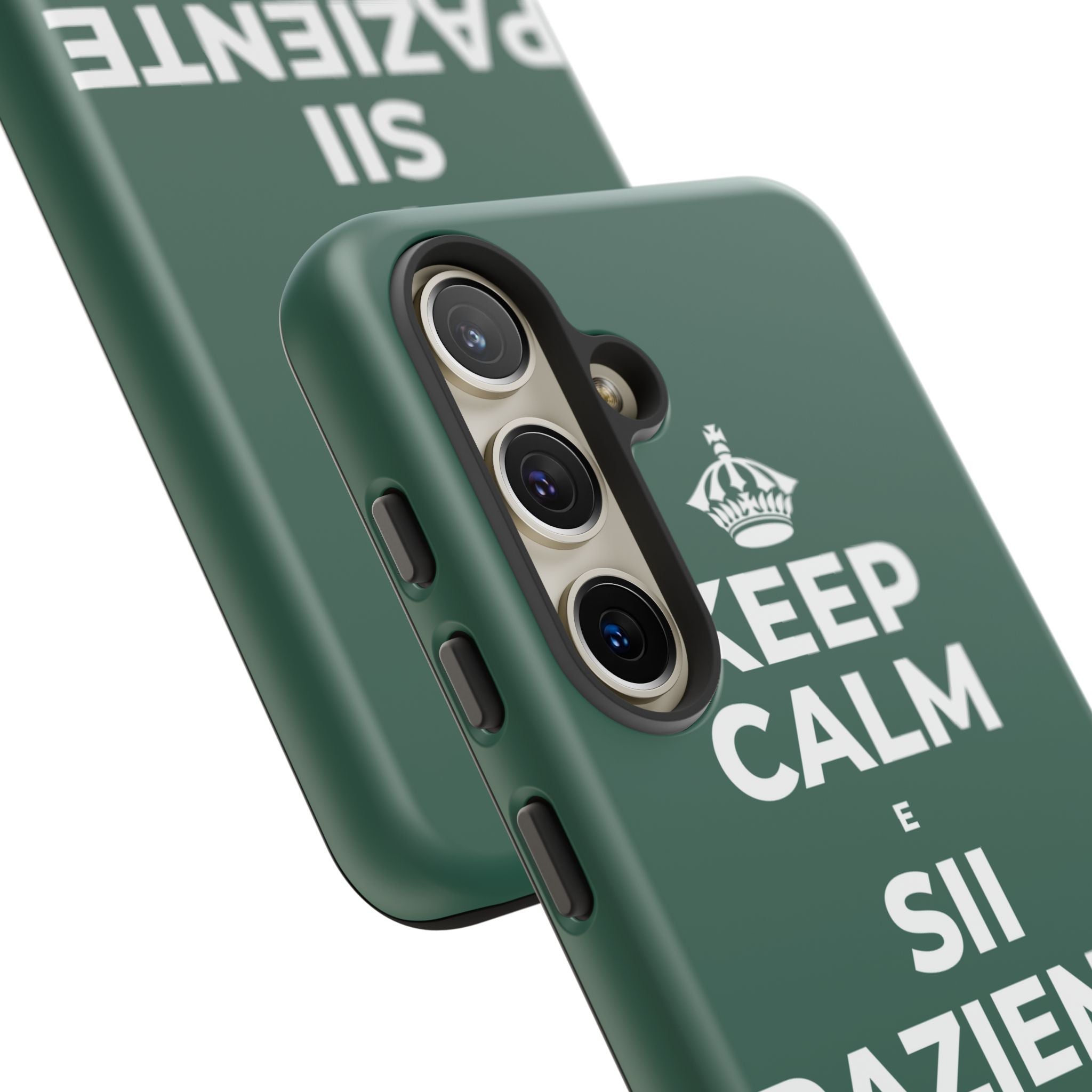 KEEP CALM E SII PAZIENTE CON LE NUOVE ABITUDINI Phone Case