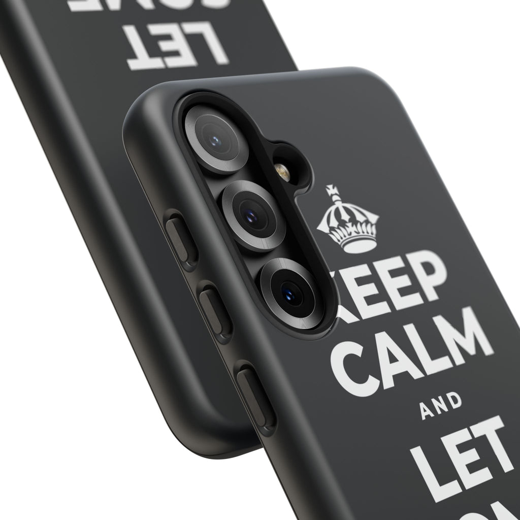 KEEP CALM AND LET SOME OF IT GO Phone Case (Dark)