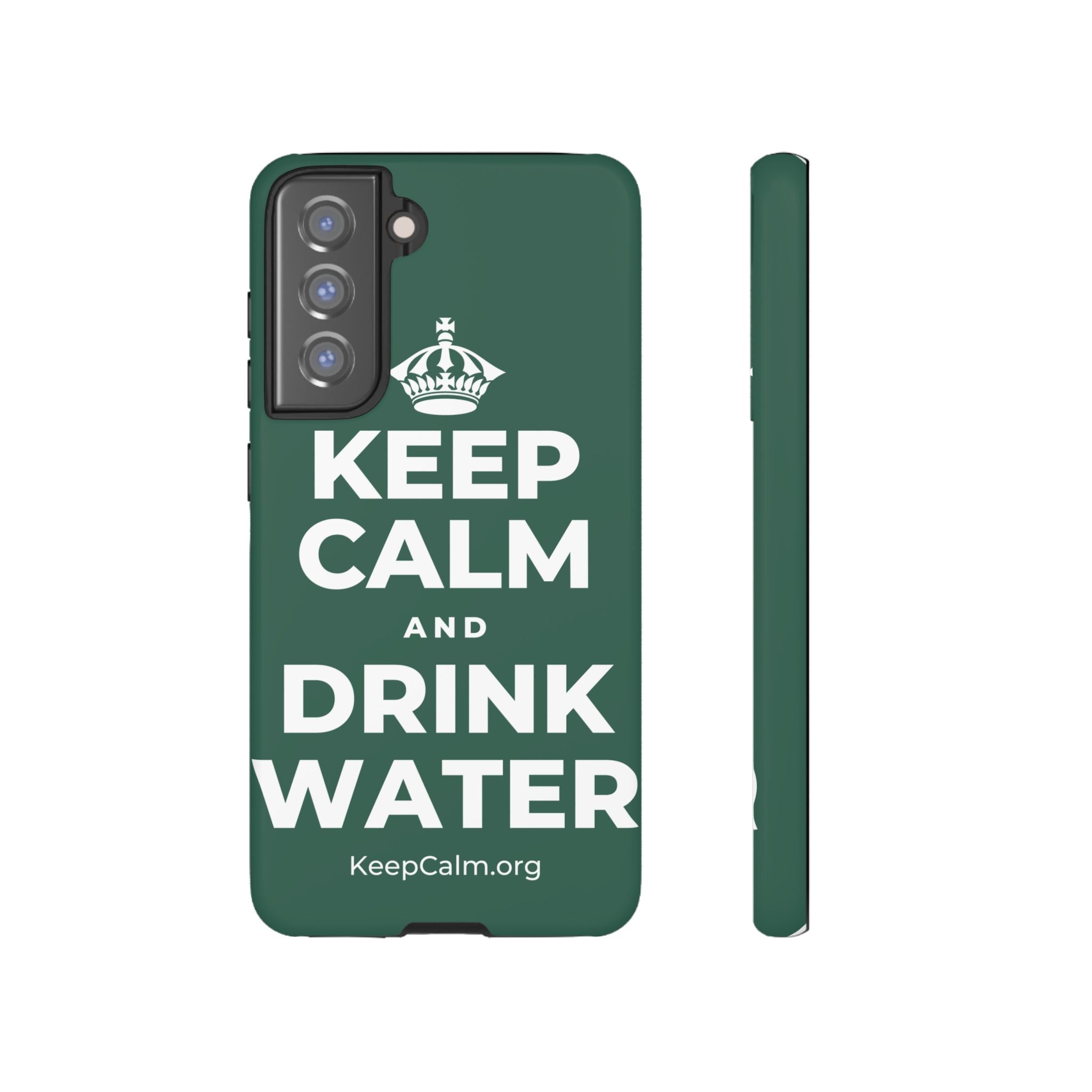 KEEP CALM AND DRINK WATER Phone Case