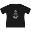 KEEP CALM AND LOOK FOR THE LIGHT Women's Raglan Tee