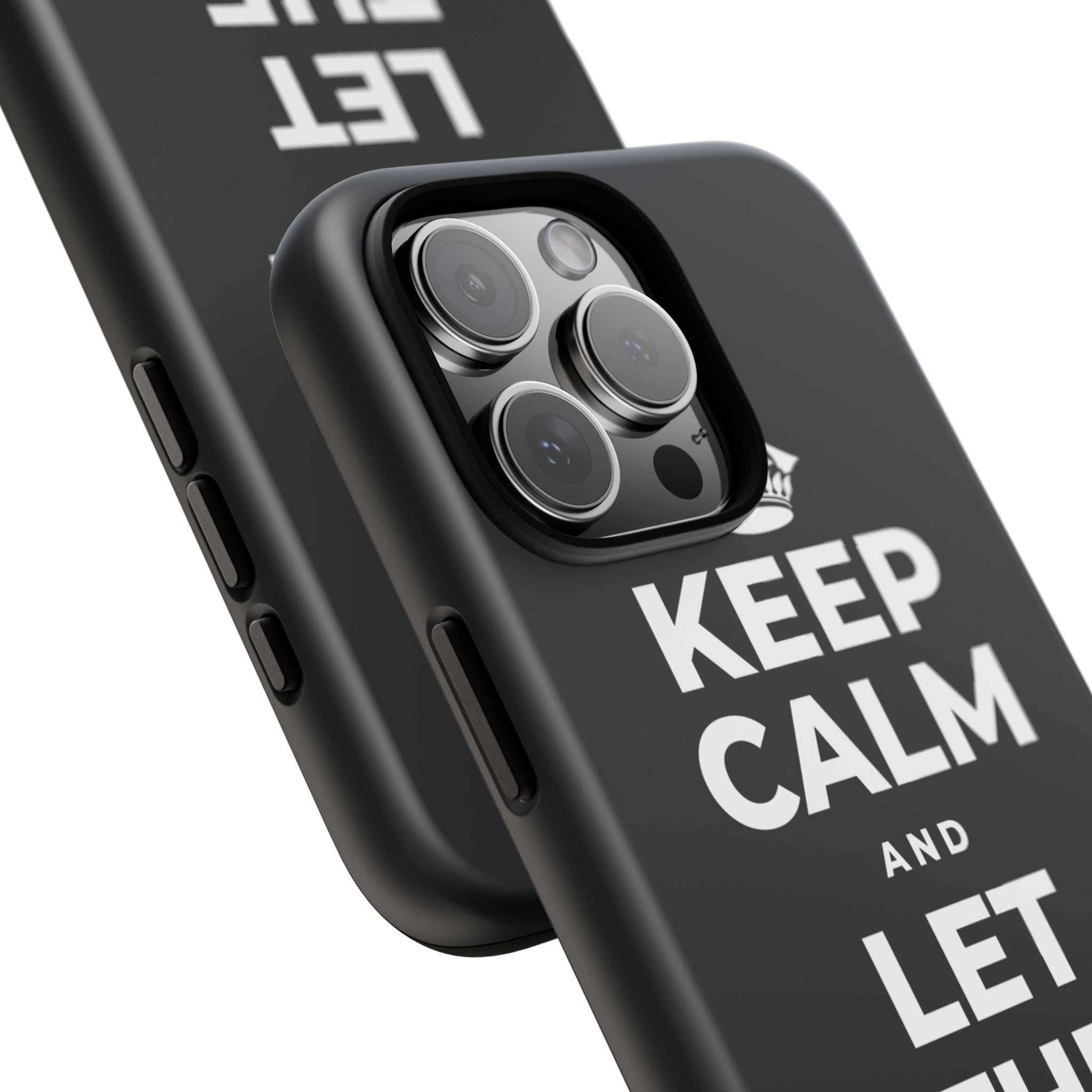 KEEP CALM AND LET THE SMILE OUT Phone Case (Dark)
