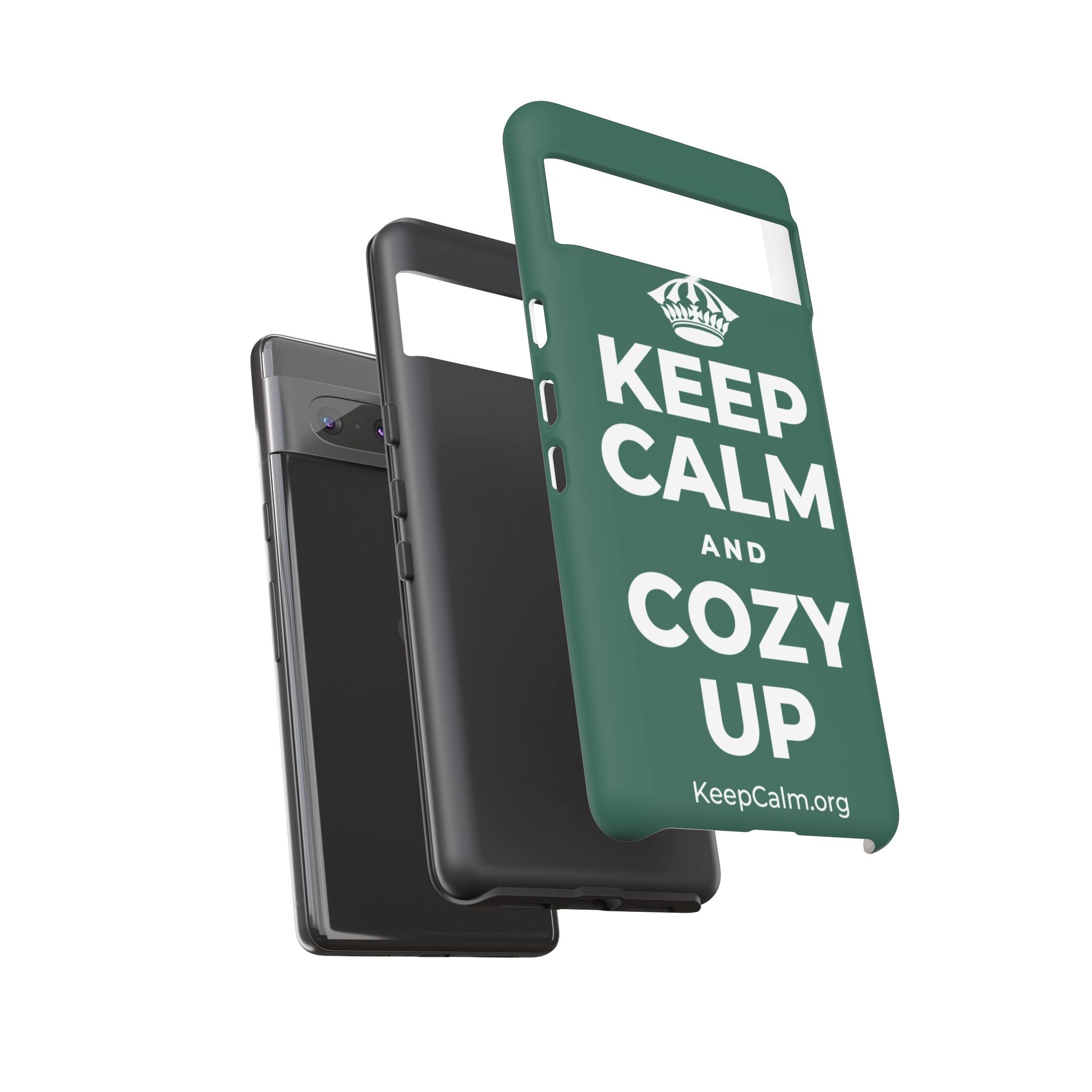 KEEP CALM AND COZY UP Phone Case