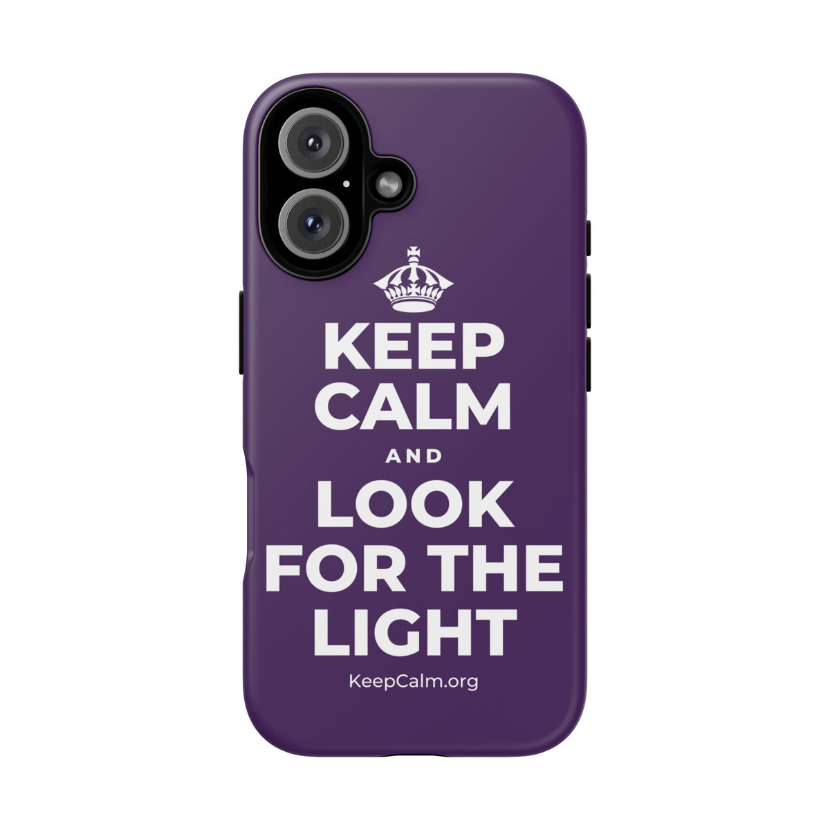 KEEP CALM AND LOOK FOR THE LIGHT Phone Case