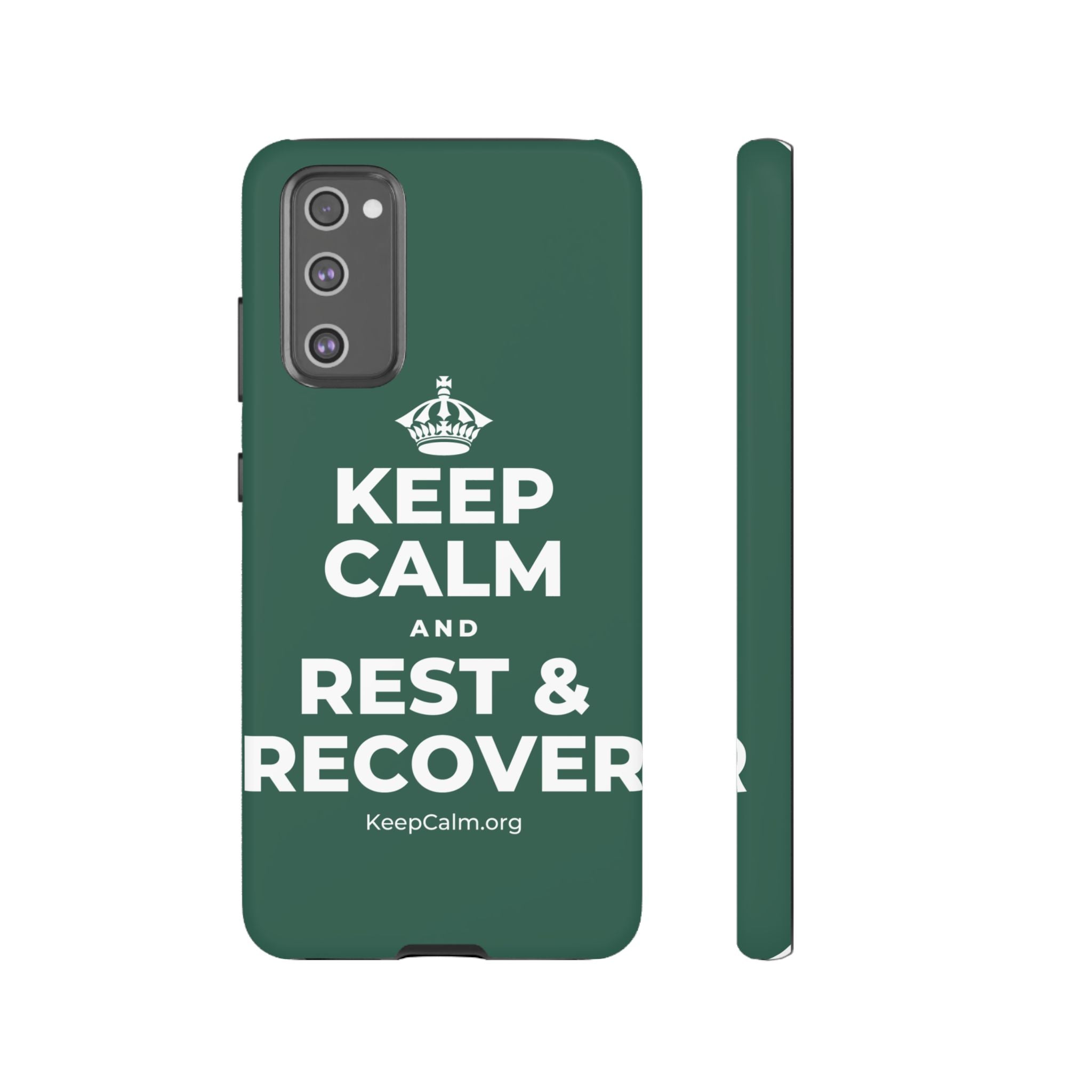 KEEP CALM AND REST & RECOVER Phone Case