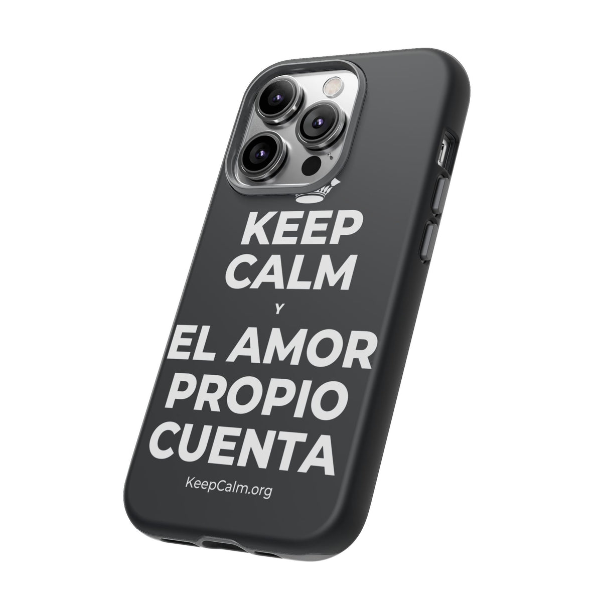 KEEP CALM Y EL AMOR PROPIO CUENTA Phone Case (Dark)