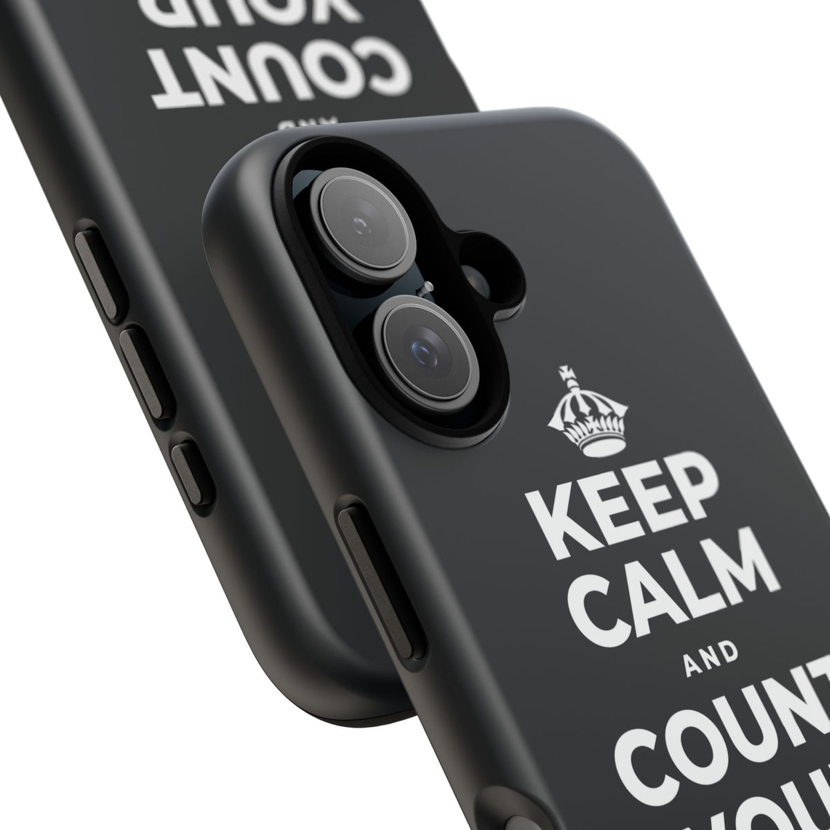 KEEP CALM AND COUNT YOUR SLOW BREATHS Phone Case (Dark)