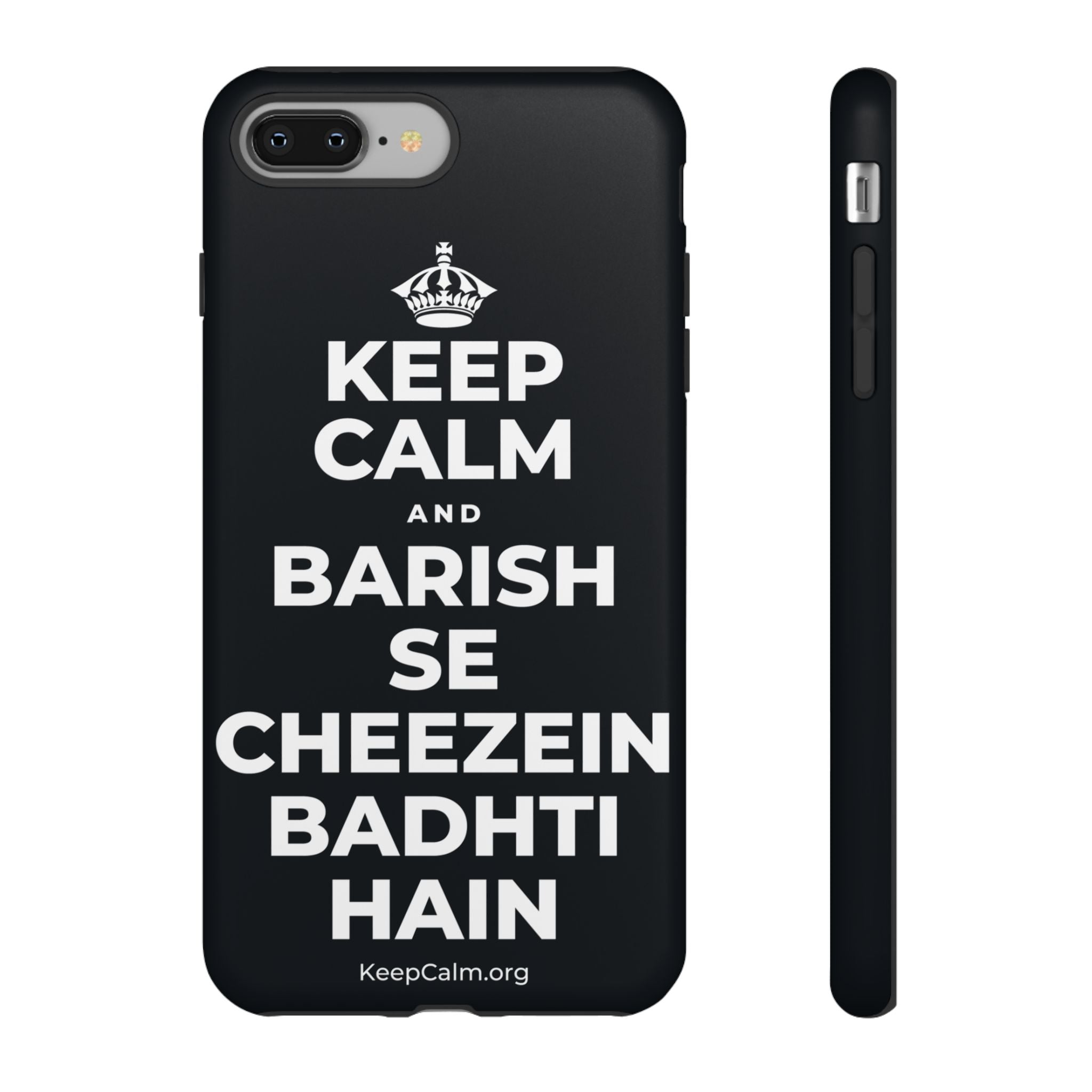KEEP CALM AND BARISH SE CHEEZEIN BADHTI HAIN Phone Case (Dark)