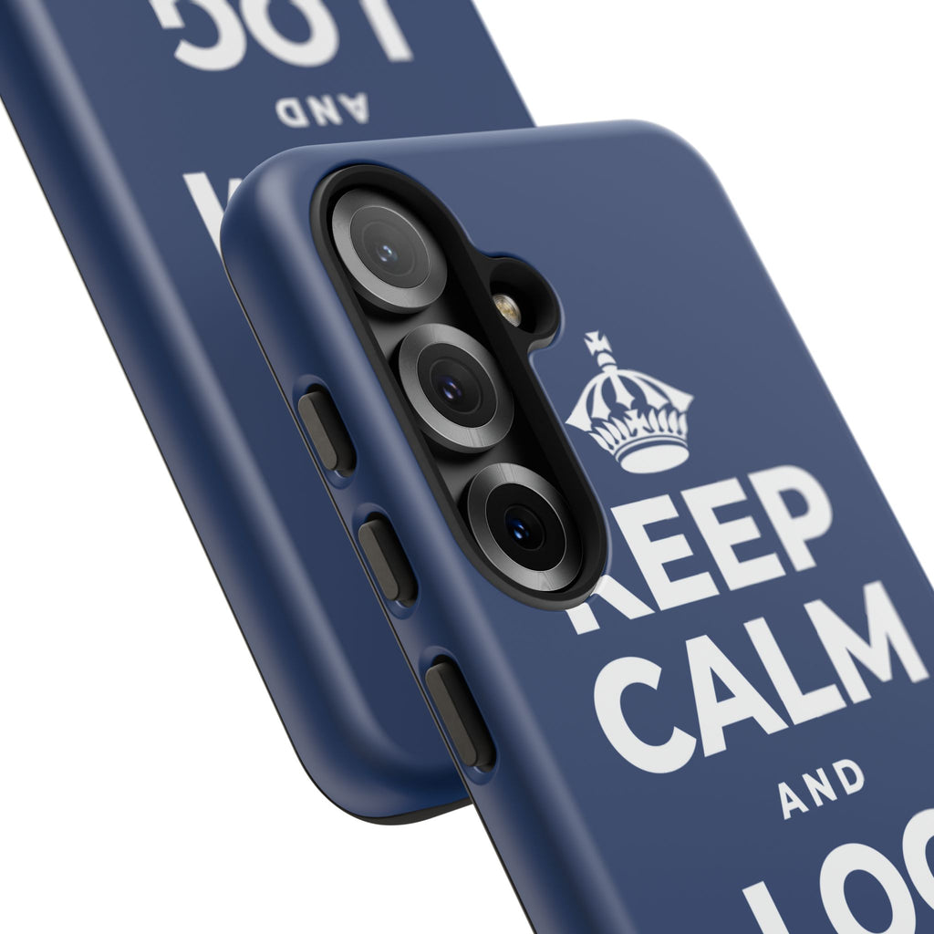 KEEP CALM AND LOG OFF EARLY Phone Case