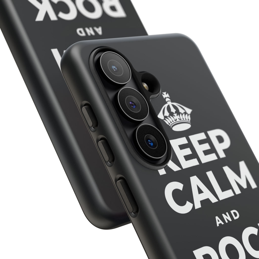 KEEP CALM AND ROCK THAT SMILE Phone Case (Dark)