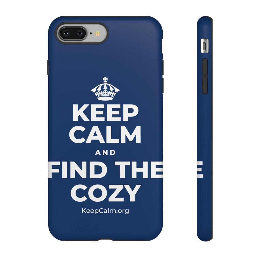 KEEP CALM AND FIND THE COZY Phone Case