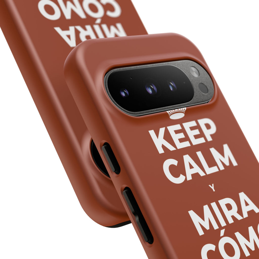 KEEP CALM Y MIRA CÓMO CAMBIAN LAS HOJAS Phone Case