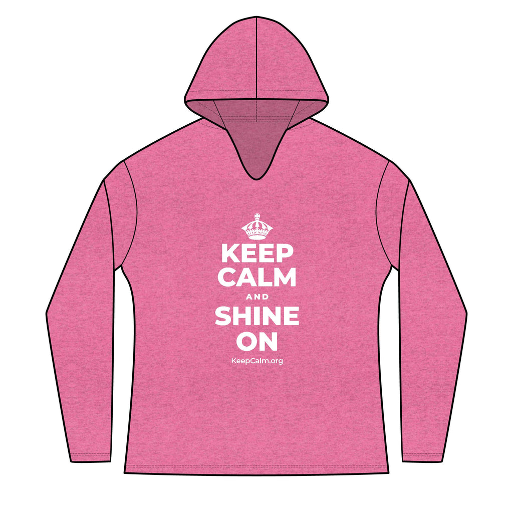 KEEP CALM AND SHINE ON Women's Long Sleeve Hoodie