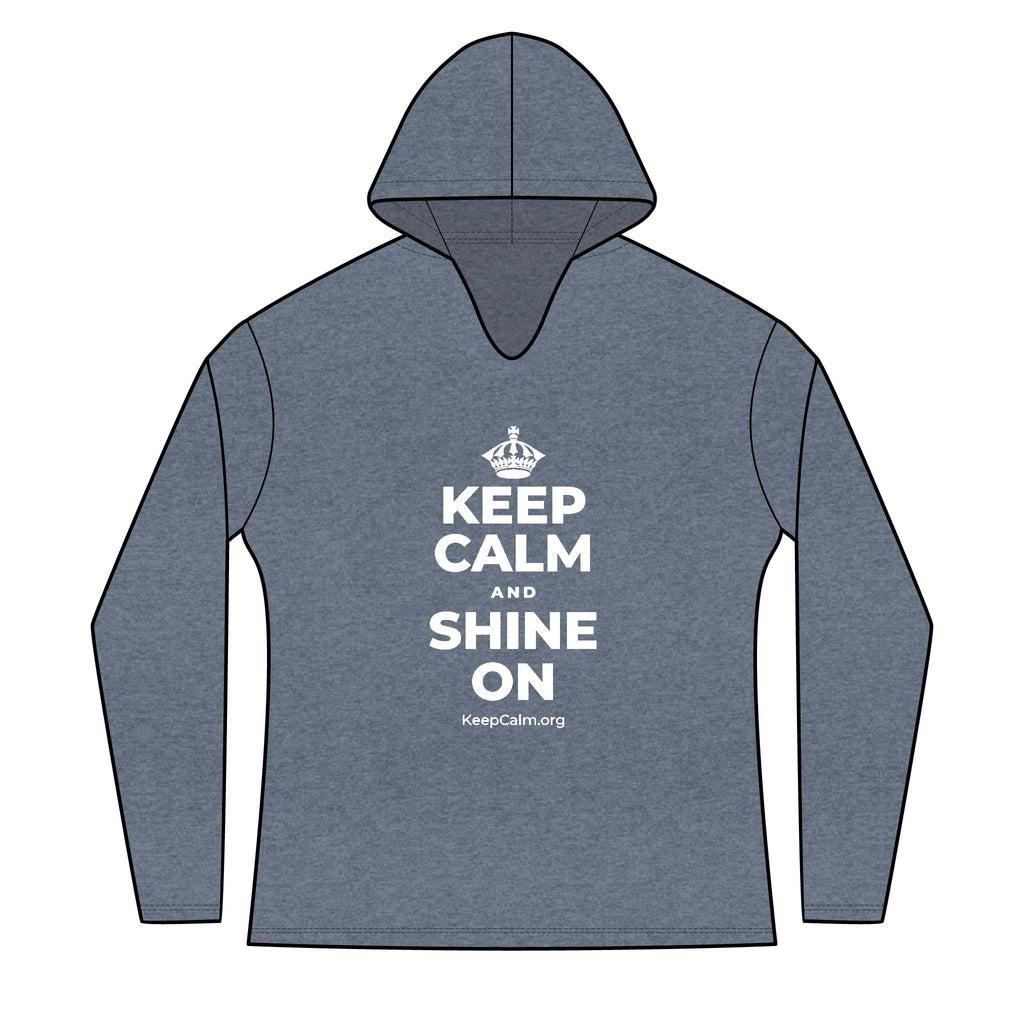KEEP CALM AND SHINE ON Women's Long Sleeve Hoodie
