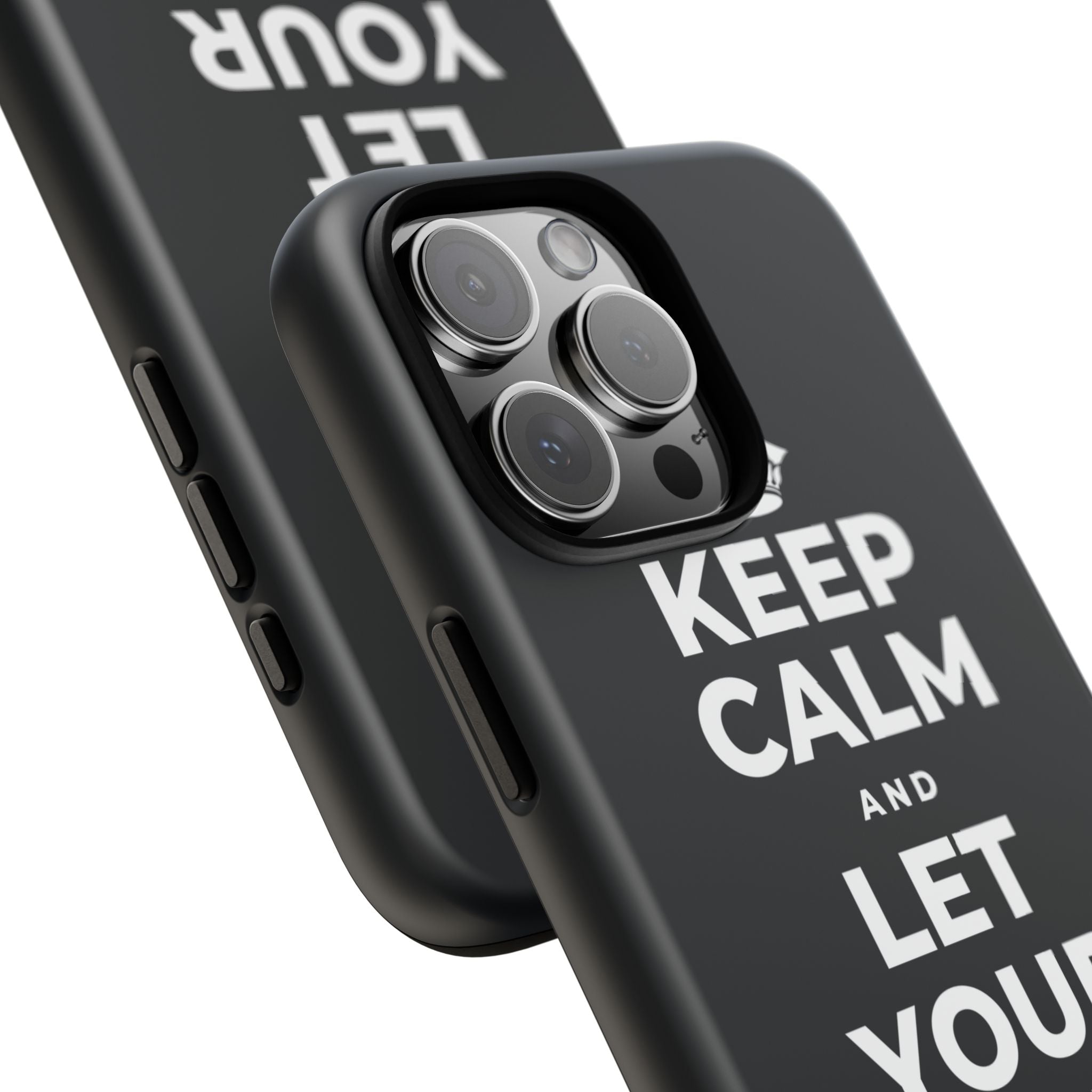 KEEP CALM AND LET YOUR FEELINGS MAKE SENSE Phone Case (Dark)