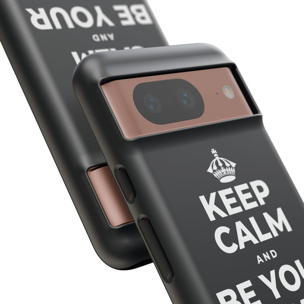 KEEP CALM AND BE YOUR OWN VALENTINE Phone Case (Dark)