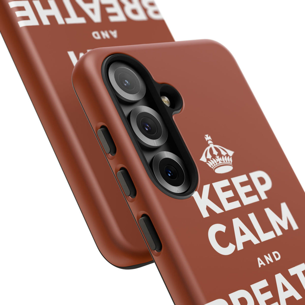 KEEP CALM AND BREATHE IN FOR FOUR Phone Case